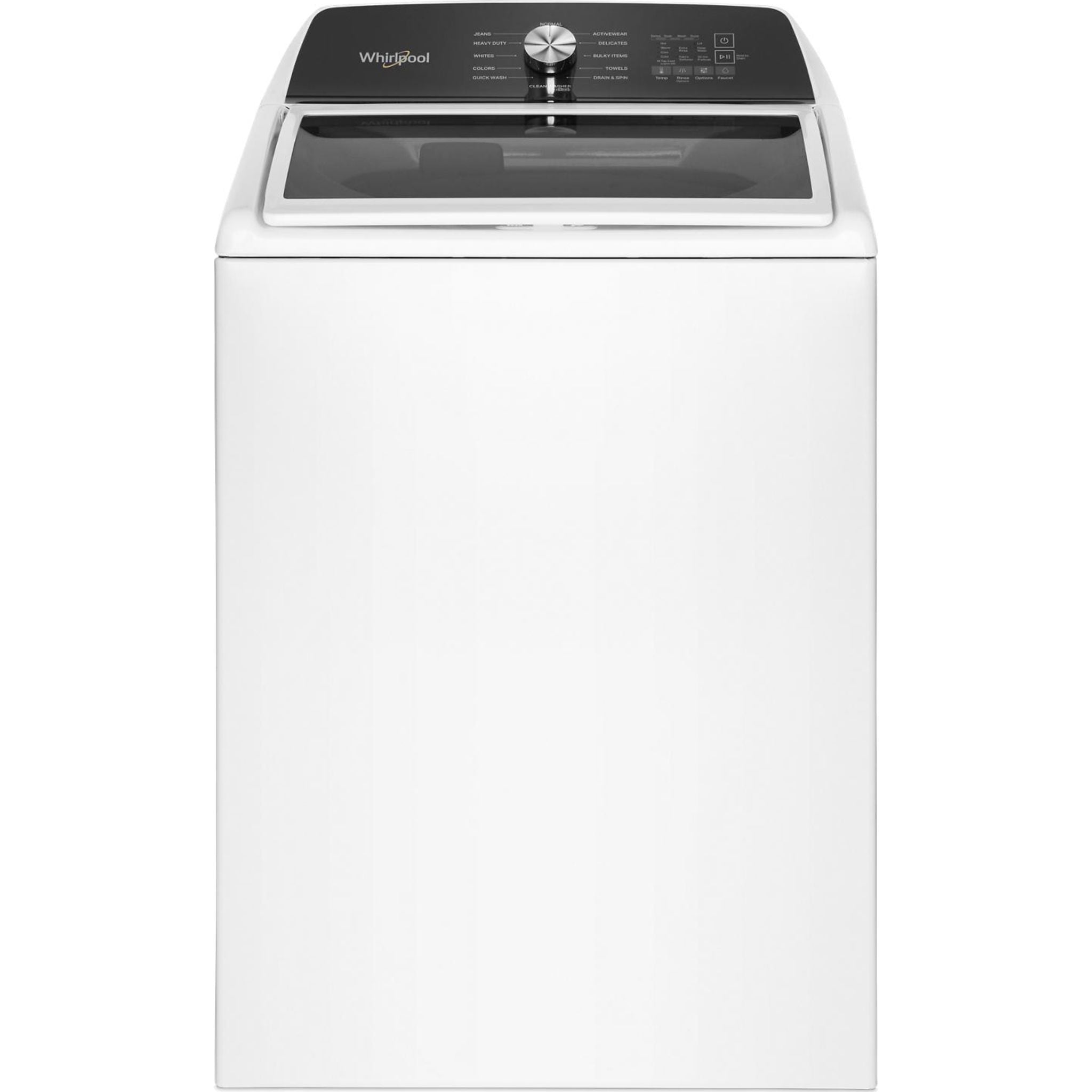Whirlpool WTW5025SW 4.3 cu. ft. White Top Load Washing Machine - Large Capacity Laundry for Families & Heavy Loads | Perfect for Homes, Apartments & Laundry Rooms