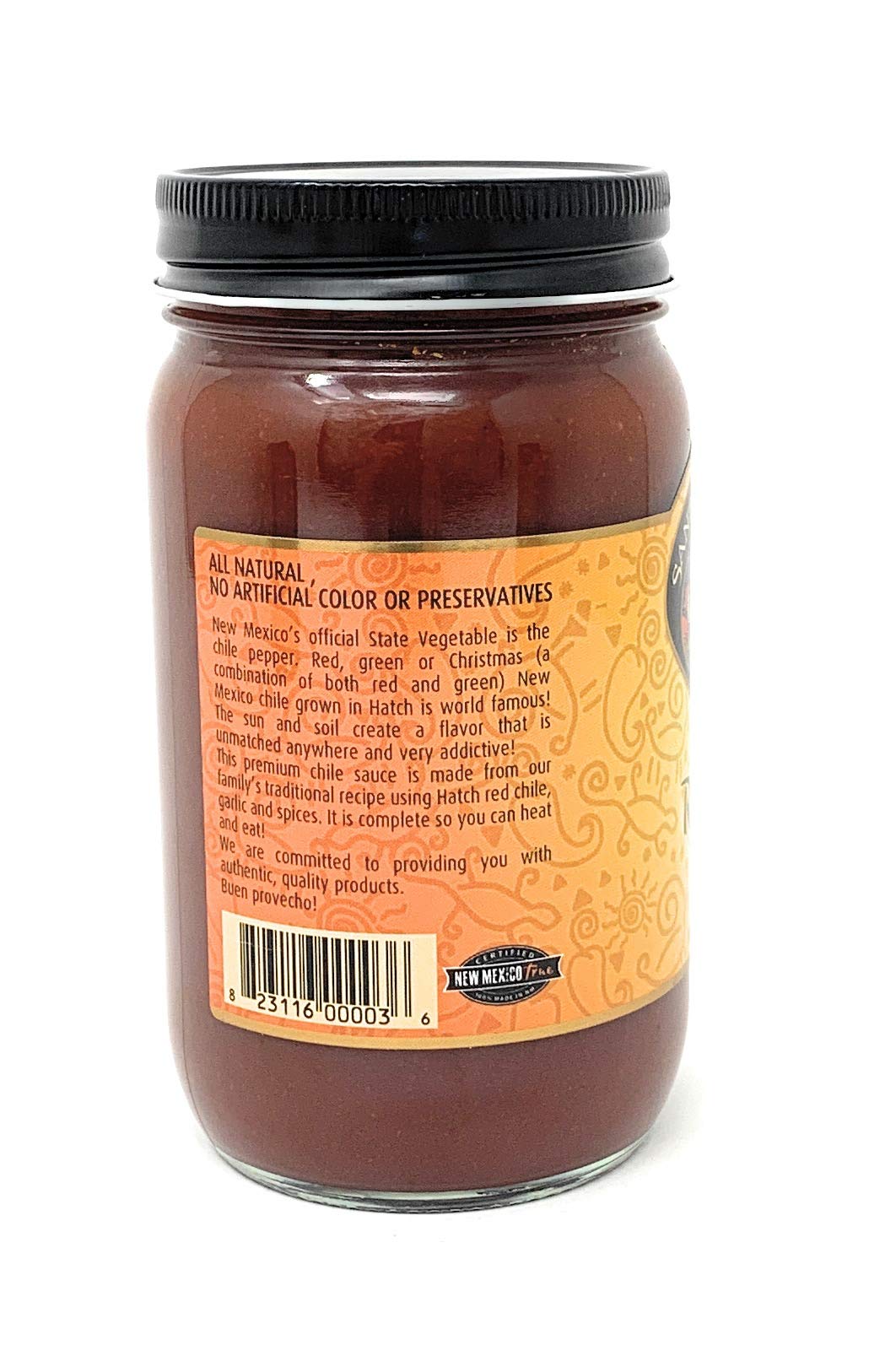 Santa Fe Seasons Hatch Red Chile Sauce - Hot & Spicy 16oz (Pack of 1) - Authentic New Mexican Flavor for Tacos, Enchiladas & Southwestern Cooking