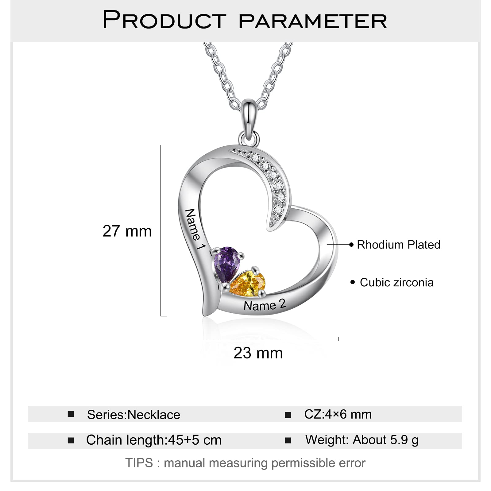 Personalized Mothers Necklace for Women - Custom Birthstone Name Necklace for Mom, Grandma, Wife & Daughter | Thoughtful Gift for Birthday, Anniversary, Mother's Day & Special Occasions