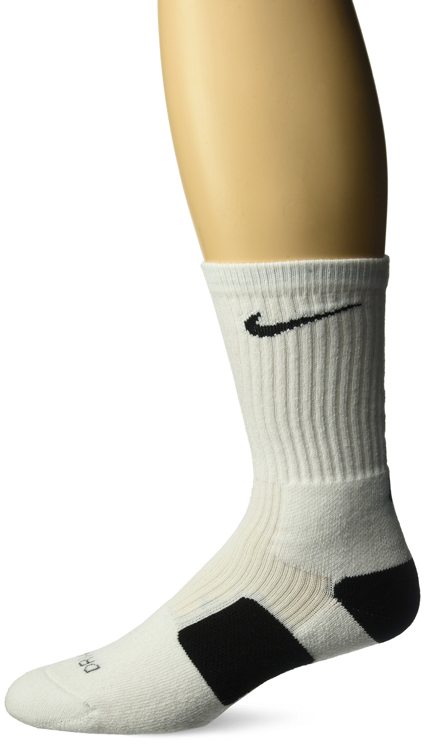 Nike Men's Basketball Socks - High Performance Cushioned Athletic Socks for Basketball, Running & Sports - Moisture Wicking & Arch Support for Comfort & Durability