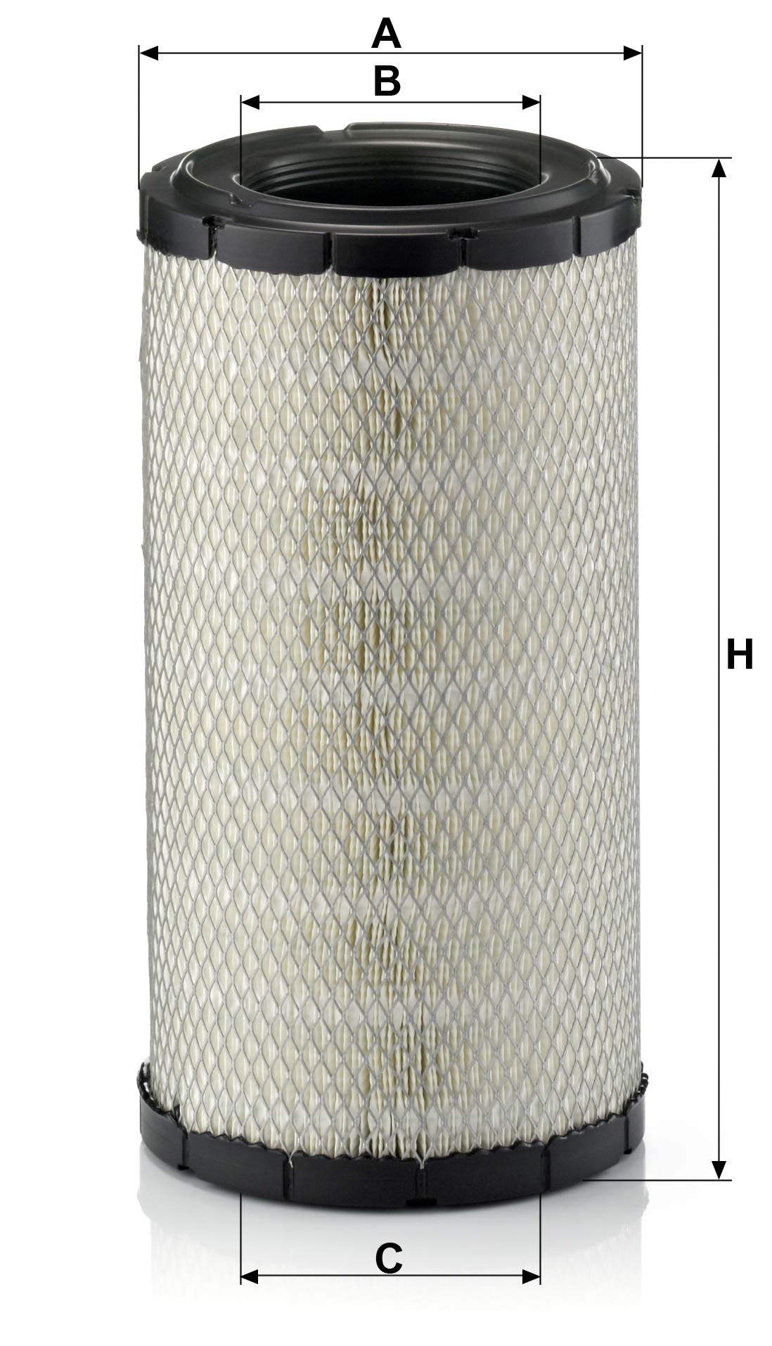 MANN-FILTER C 19 416 Air Filter for Trucks & Buses - Heavy Duty Engine Protection - Ideal for Commercial Vehicles & Fleet Maintenance