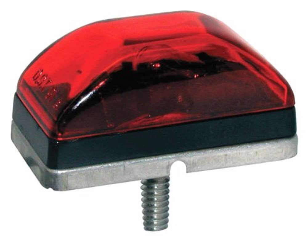 Peterson Manufacturing E151R Red Small Clearance & Side Marker Light - Durable LED Truck Trailer Safety Lights for Enhanced Visibility in Low Light Conditions