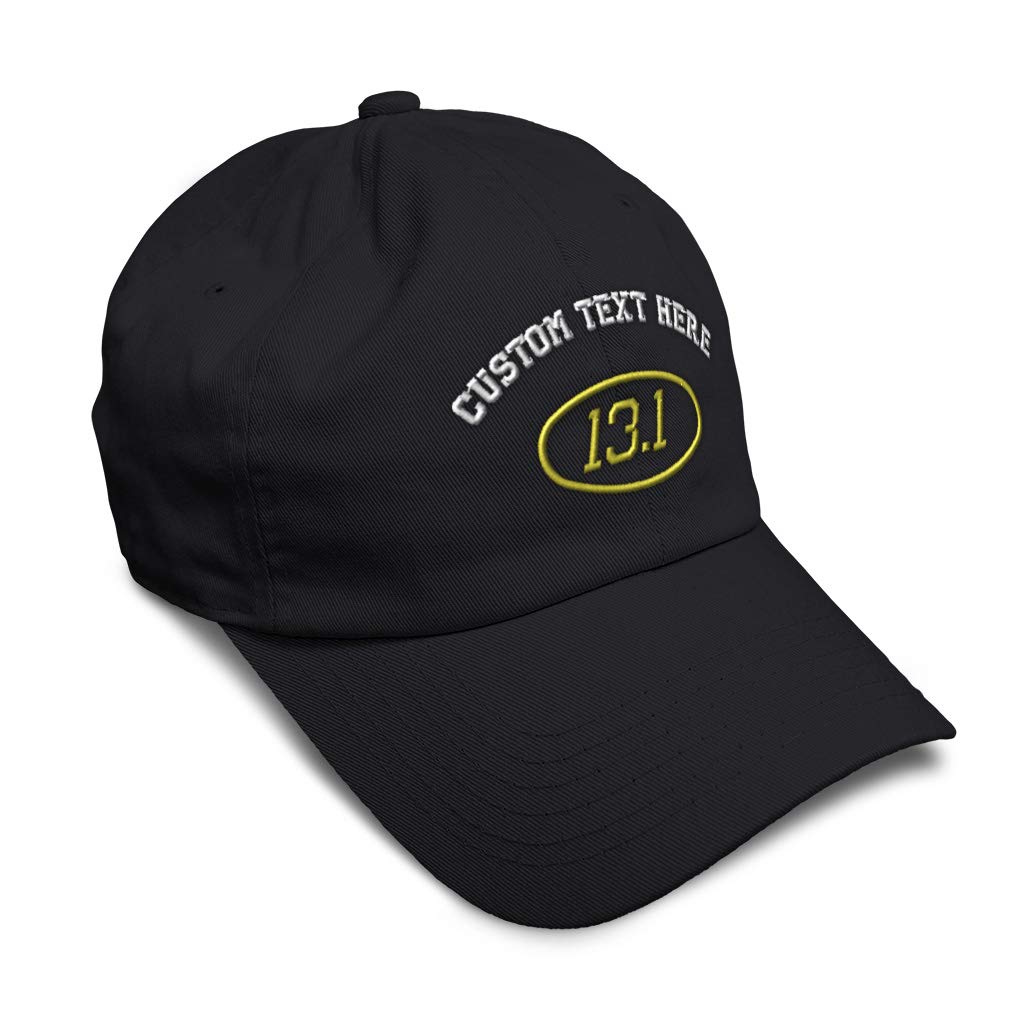 13.1 Miles Soft Baseball Cap - Breathable Cotton Embroidered Dad Hat for Men & Women - Perfect for Half Marathon Running, Outdoor Sports & Casual Wear