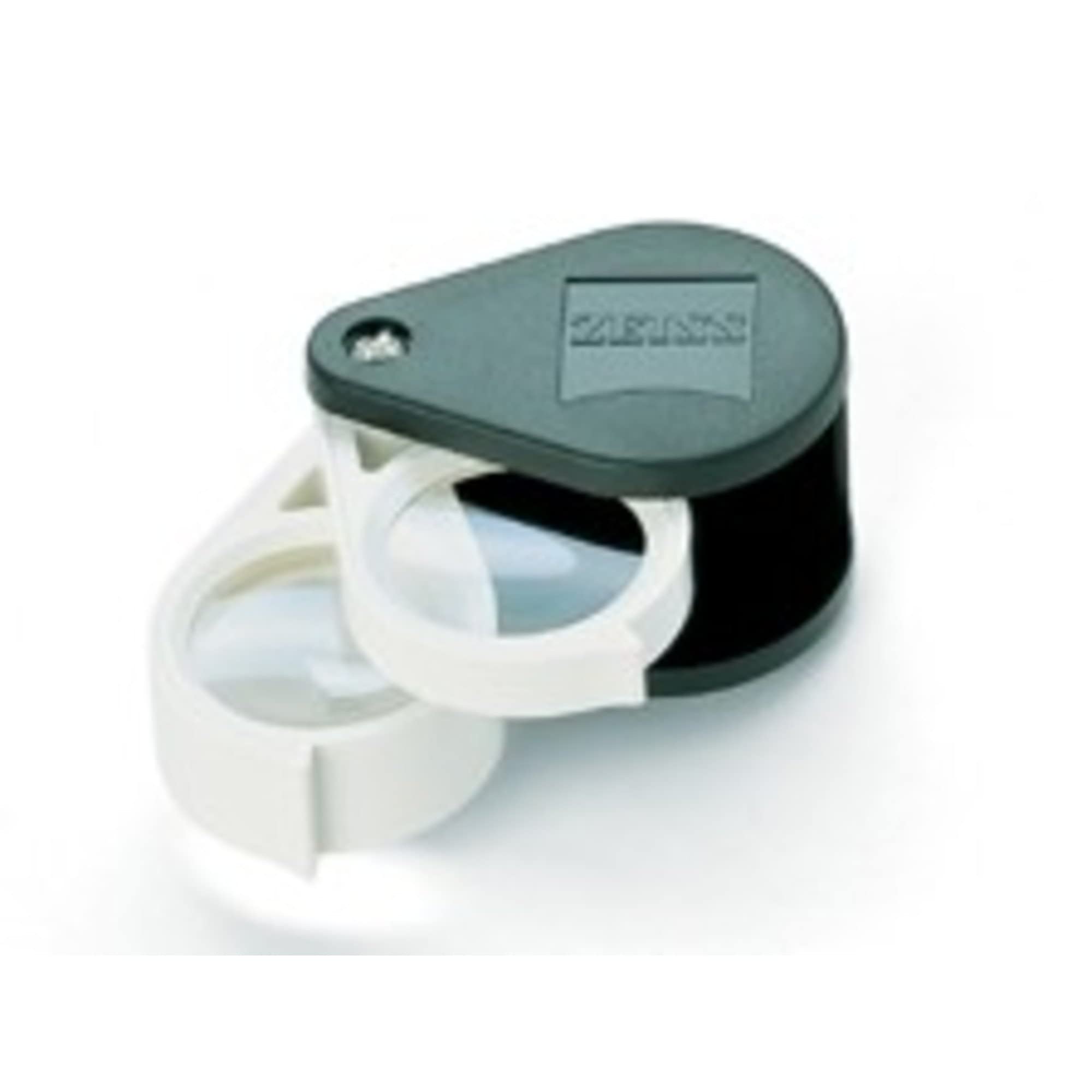 Zeiss Aplana Tabletop Achromatic Folding Magnifier - 3x/6x/9x Magnification for Reading, Jewelry Inspection & Hobby Work - Compact & Portable Desktop Magnifying Glass