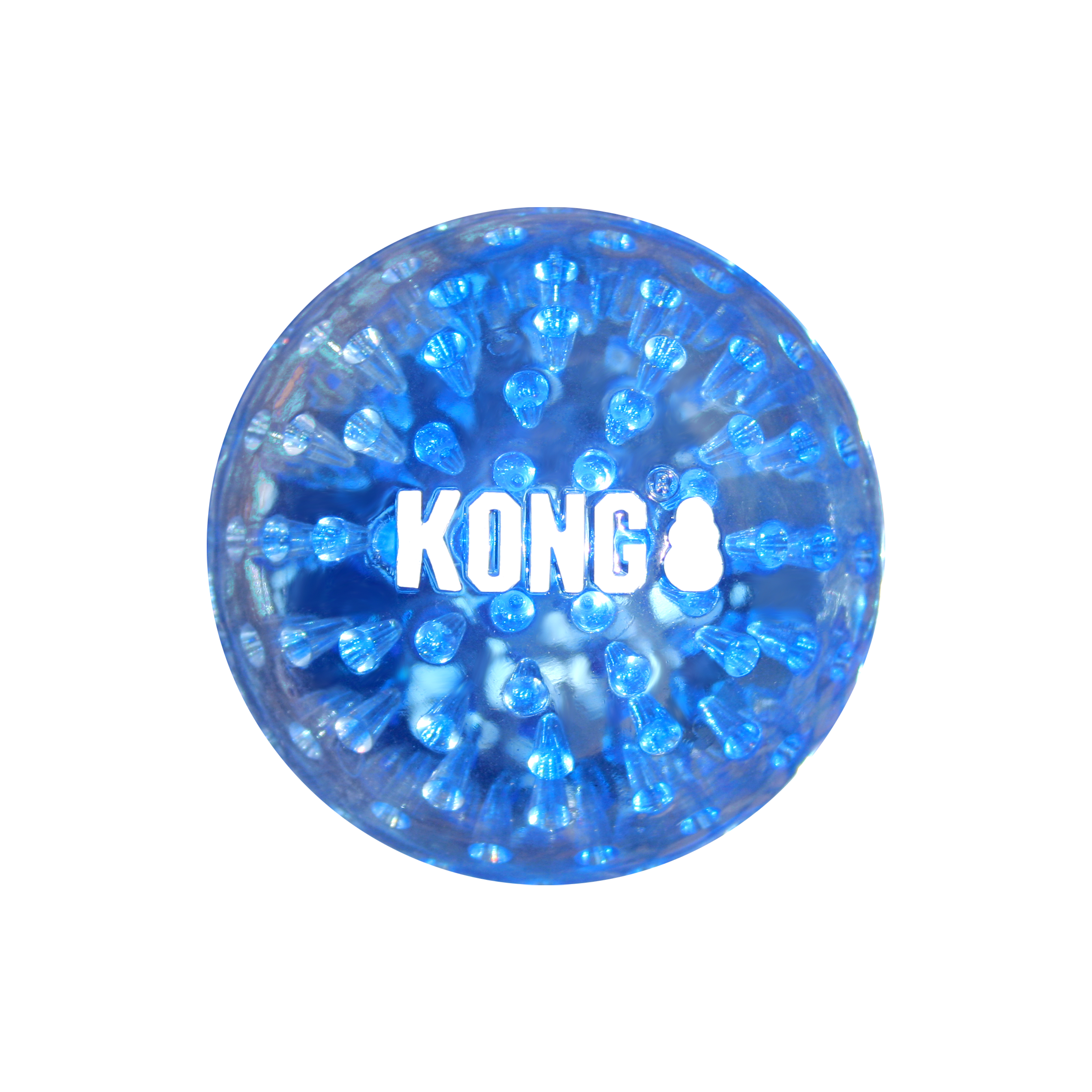 KONG Squeezz Geodz - 2 Pack Dog Chew Toys with Squeaker & Textured Surface for Teeth Cleaning | Durable Rubber Puppy Chew Toys for Small & Medium Dogs | Perfect for Playtime, Training & Anxiety Relief