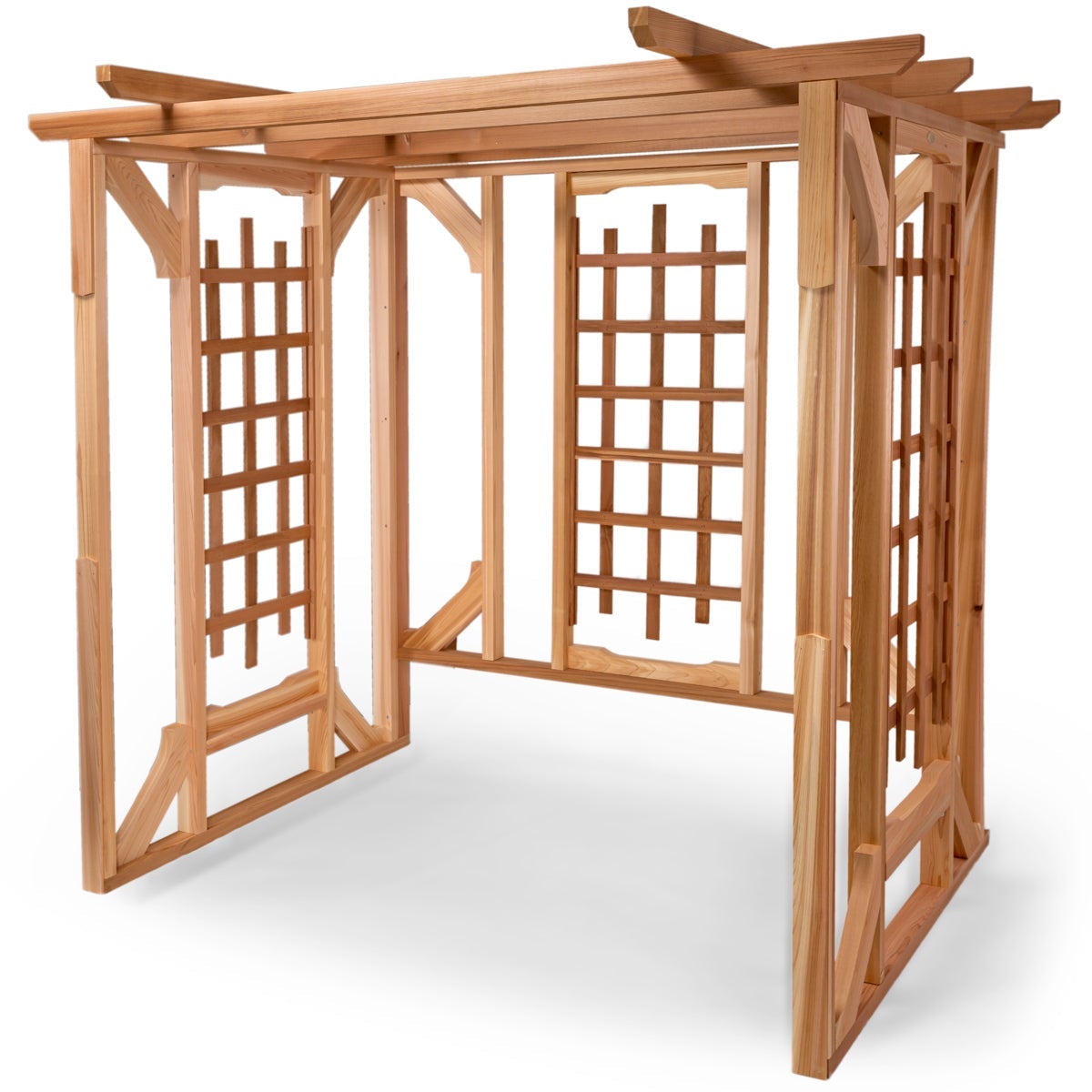 Premium Cedar Pergola Kit - Natural Wood Outdoor Gazebo for Patio, Garden & Backyard | DIY Shade Structure with Durable Cedar Wood for Decks & Landscaping