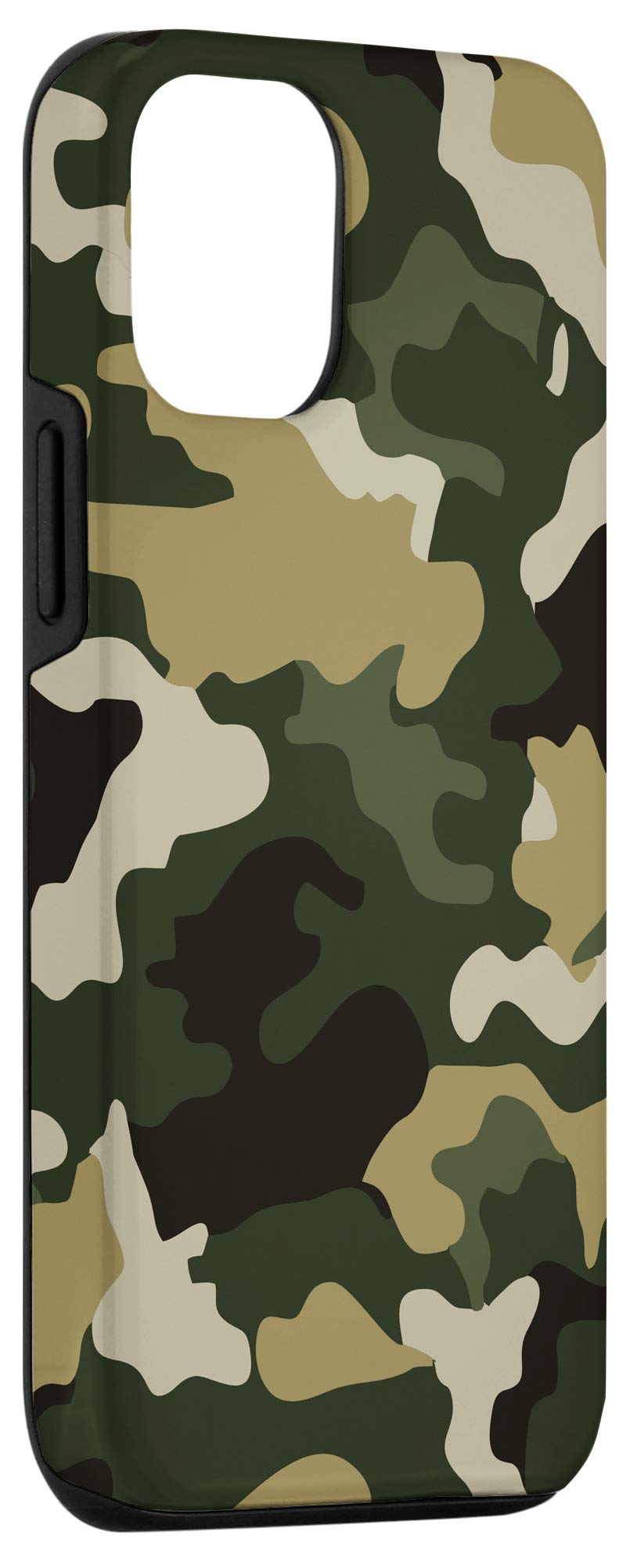 iPhone 12/12 Pro Military Camouflage Case - Green Army Camo Protective Cover | Perfect Gift for Military Enthusiasts & Outdoor Adventures