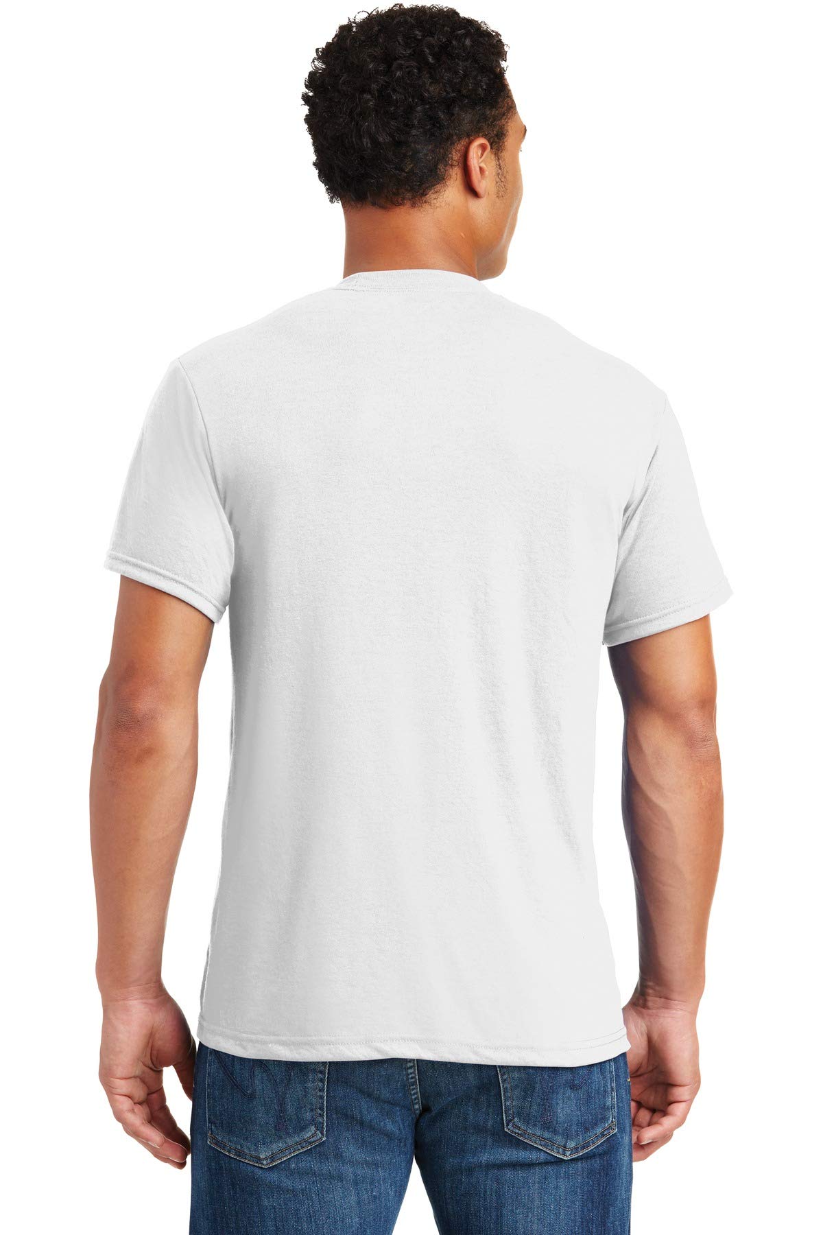 Jerzees Men's 21M Heavyweight Cotton T-Shirt - Soft Comfort Fit Crewneck Tee for Casual Wear & Workout