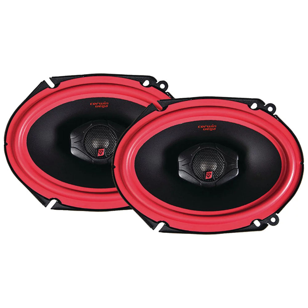 Cerwin Vega V468 800W Max 150W RMS 6x8 Inch 2-Way Coaxial Car Speakers - Premium Refurbished for Enhanced Car Audio & Bass | Perfect for Trucks, SUVs & Custom Car Stereo Upgrades
