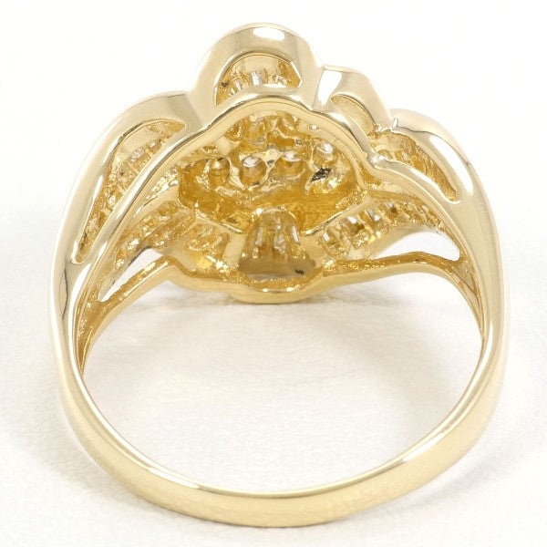 18K Yellow Gold Diamond Ring for Women - Elegant Solitaire Engagement & Wedding Band - Perfect for Proposals, Anniversaries & Special Occasions