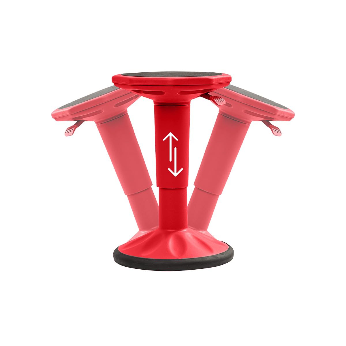 Adjustable Wobble Stool for Kids & Teens - Ergonomic Flexible Seating for Classroom & Homeschool - Height Adjustable 17