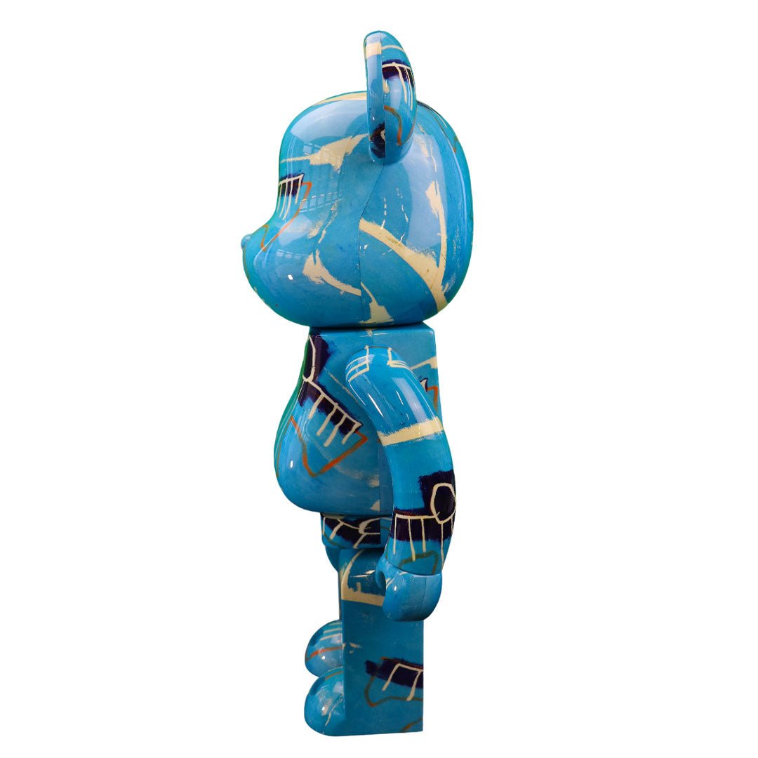 1000% Bearbrick Jean Michel Basquiat 9 Limited Edition Collectible Art Toy - Perfect for Home Decor, Office Display & Pop Culture Enthusiasts