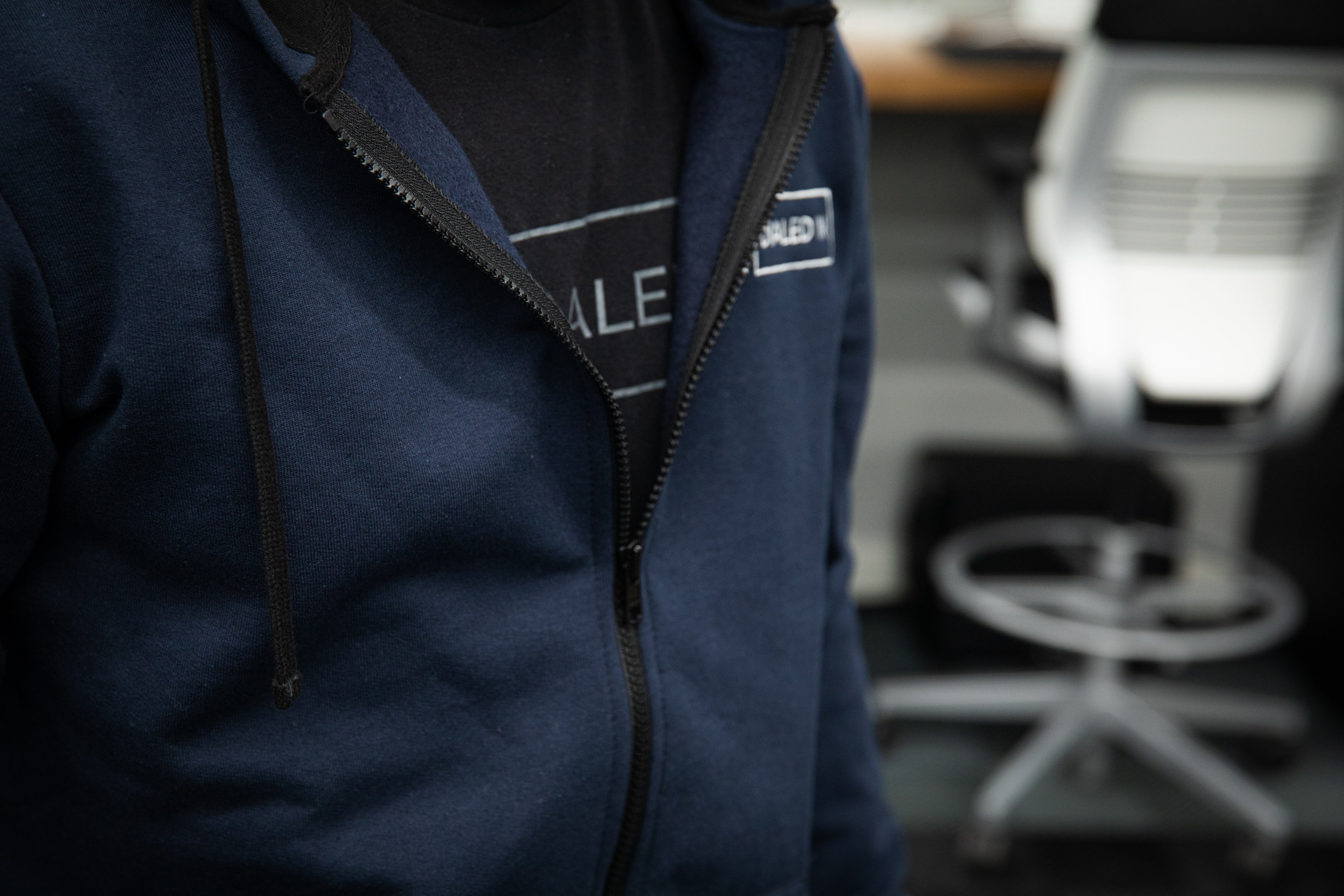 Dialed In Zip Up Hoodie for Men & Women | Comfortable Fleece Pullover with Front Pockets | Perfect for Gym, Running & Casual Wear