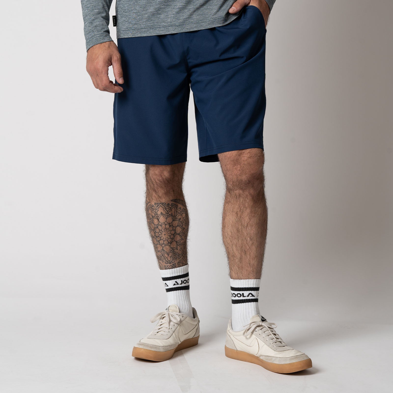 Men's 9-Inch Woven Shorts - Lightweight & Breathable for Summer, Gym, Running & Casual Wear