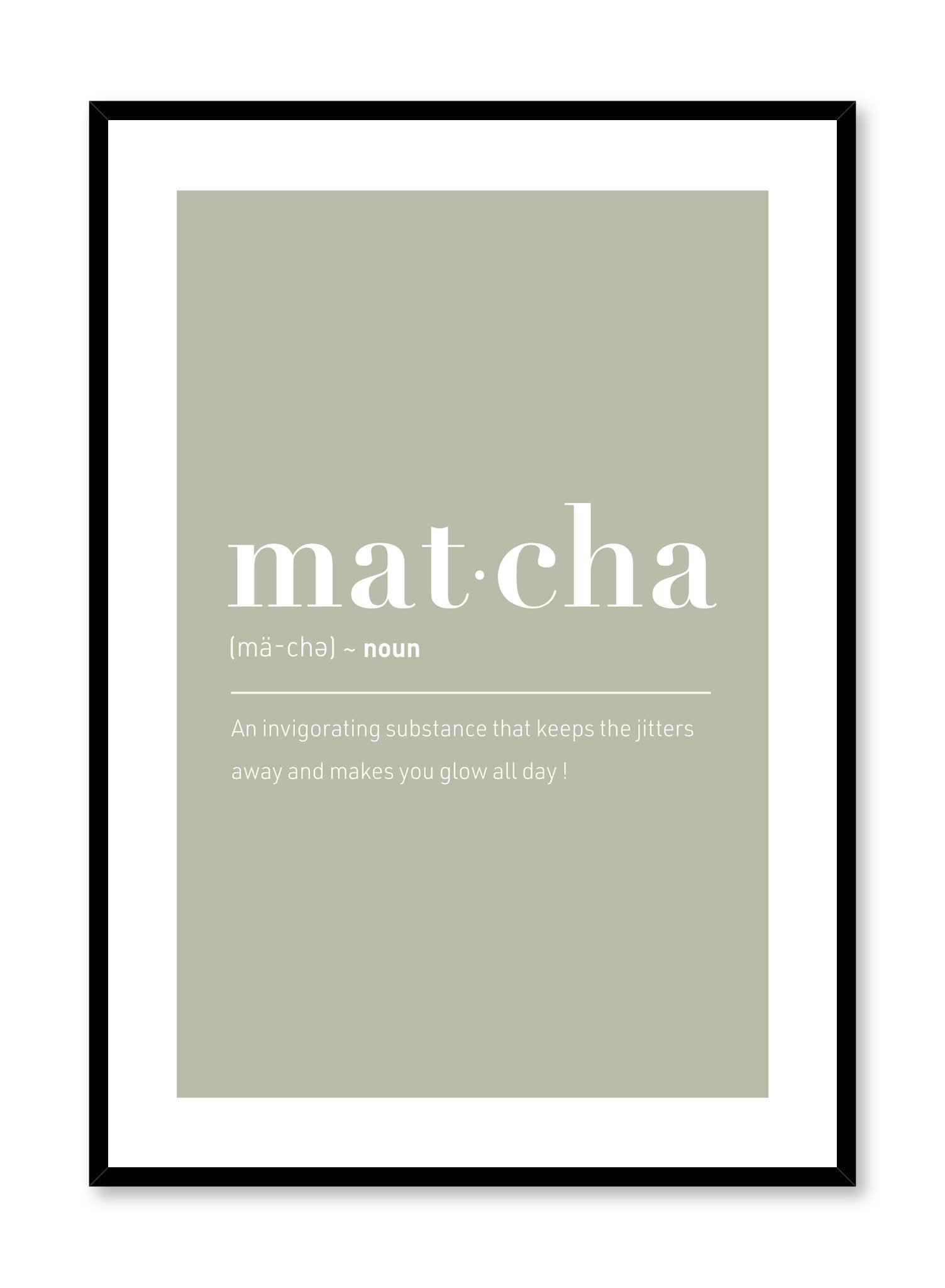 Premium Matcha Green Tea Poster - Japanese Tea Ceremony Art Print for Home & Office Decor - Perfect for Tea Lovers, Zen Meditation Spaces & Asian-Inspired Interiors