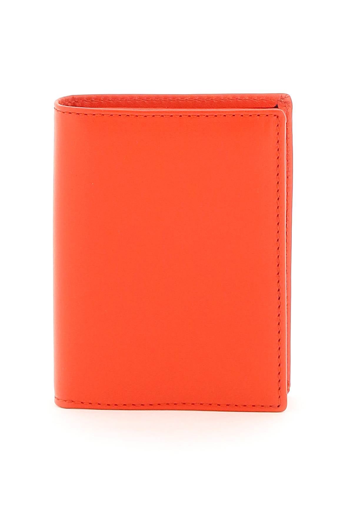 Comme des Garçons Genuine Leather Small Bifold Wallet for Men - Stylish & Compact Card Holder for Everyday Use, Travel & Gifts