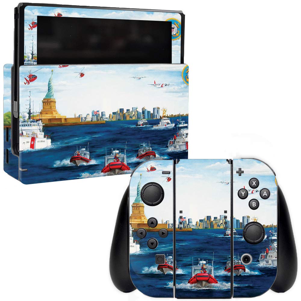 MightySkins Protective Vinyl Decal Wrap Cover for Nintendo Switch - Standing Watch Design | Durable, Customizable Skin | Easy to Apply & Remove | Made in USA | Perfect for Gaming, Travel & Home Entertainment