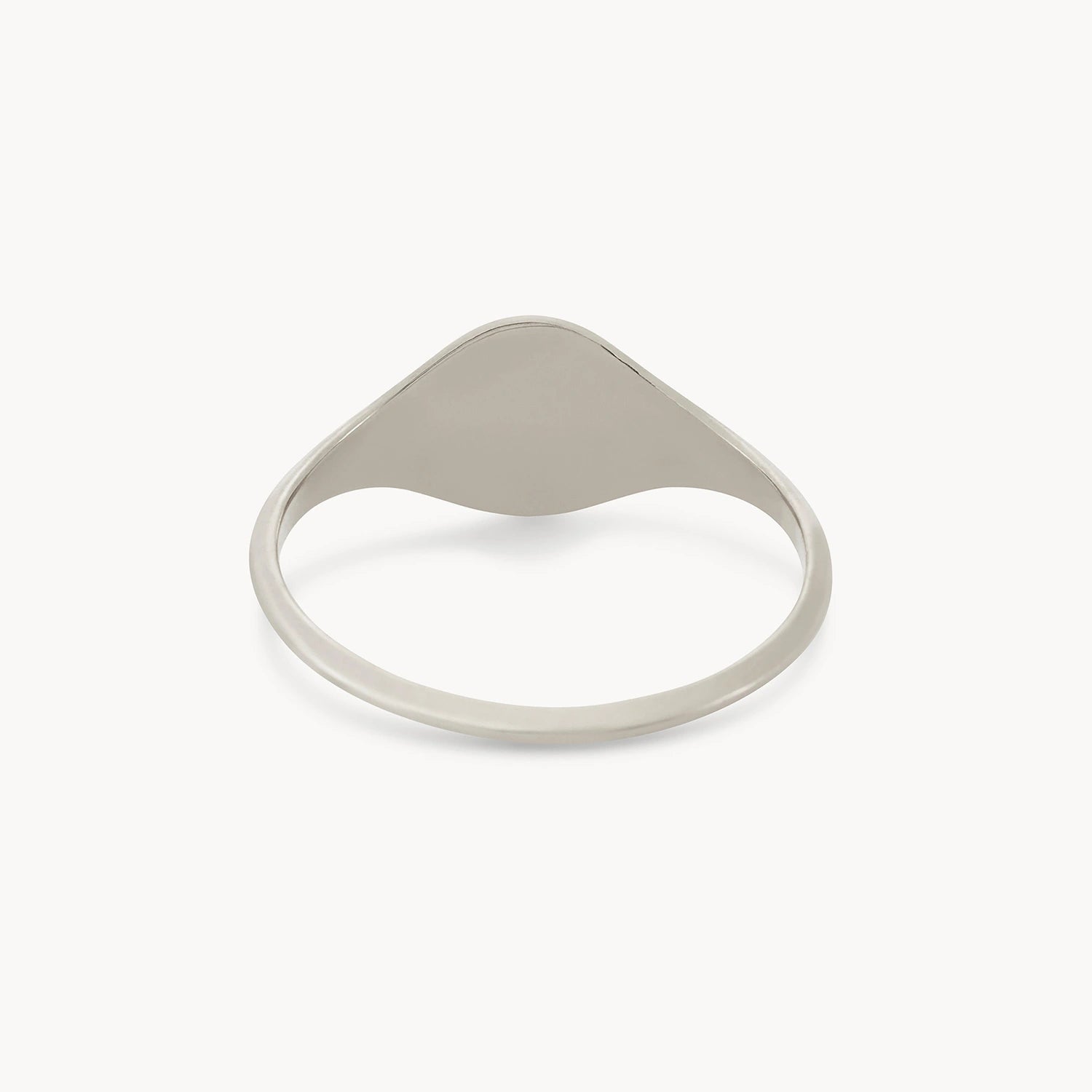 Personalized Sterling Silver Signet Ring - Engravable Loyalty Ring for Men & Women - Perfect for Gifts, Weddings, and Special Occasions