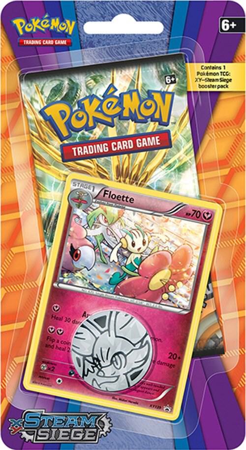 XY Steam Siege Checklane Blister - Pokemon Trading Card Game Booster Pack | Collect, Battle & Trade for Kids & Adults | Perfect for Game Nights & Tournaments
