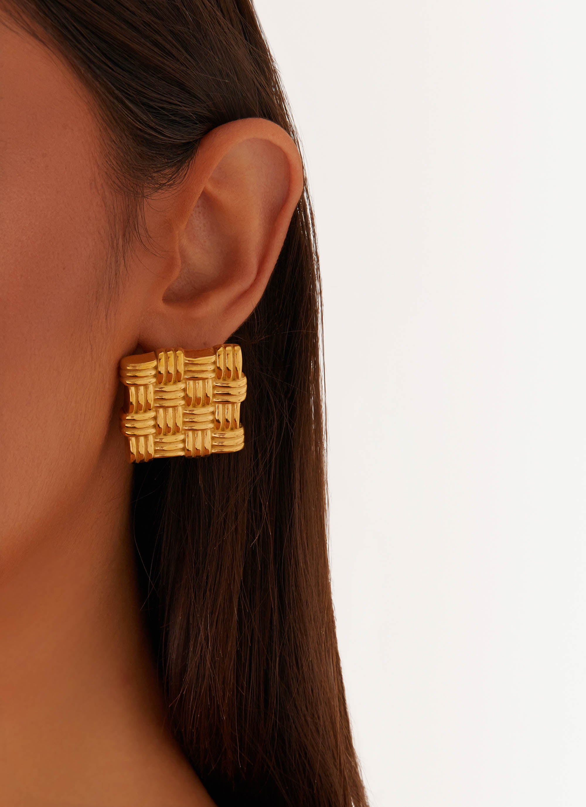 Elegant Irene Gold Earrings for Women - Trendy Fashion Jewelry Gift for Party, Wedding & Everyday Wear