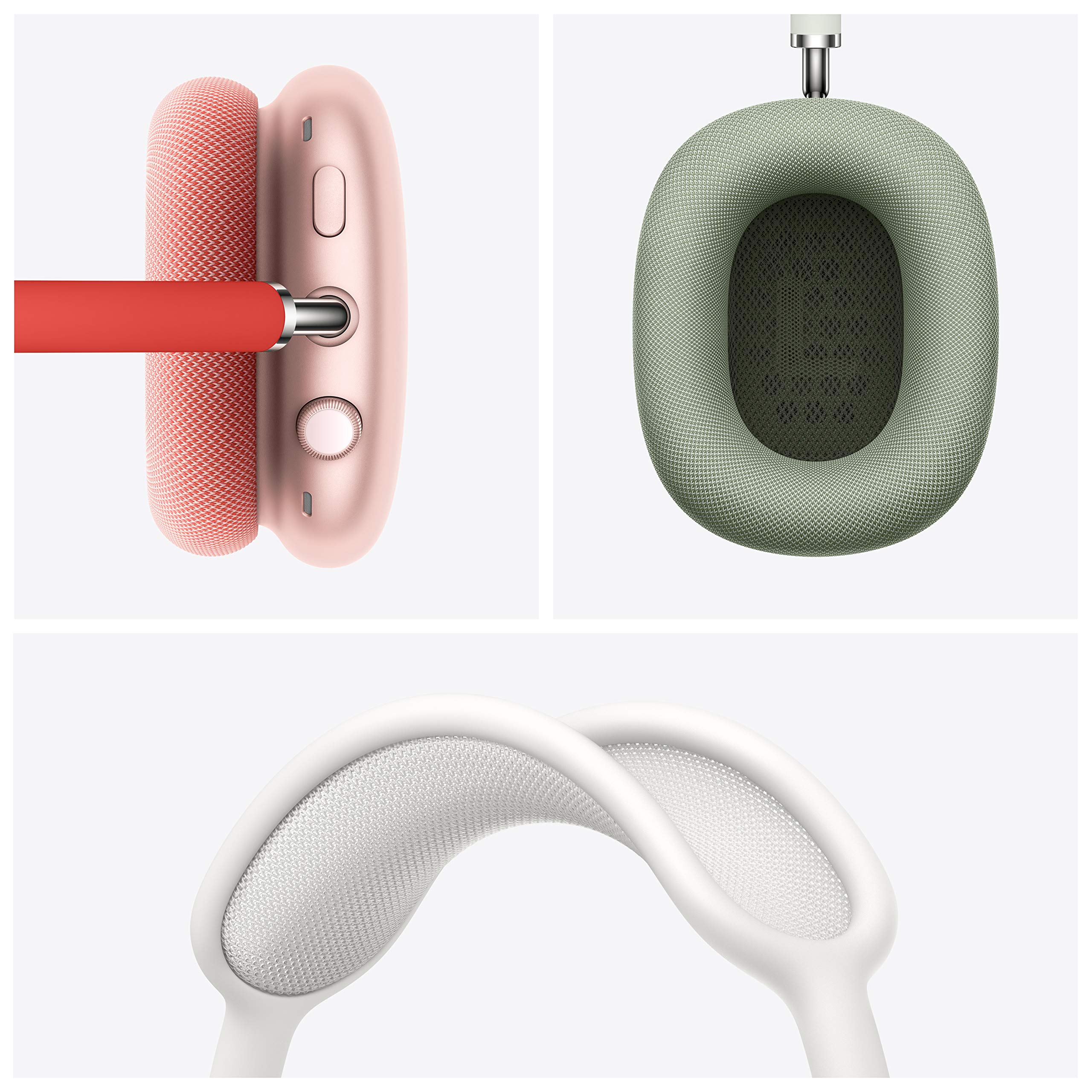 Apple AirPods Max Wireless Over-Ear Headphones with Active Noise Cancellation, Transparency Mode & Spatial Audio - Bluetooth Headphones for iPhone, iPad, Mac (Silver) | Perfect for Travel, Workouts & Home Entertainment