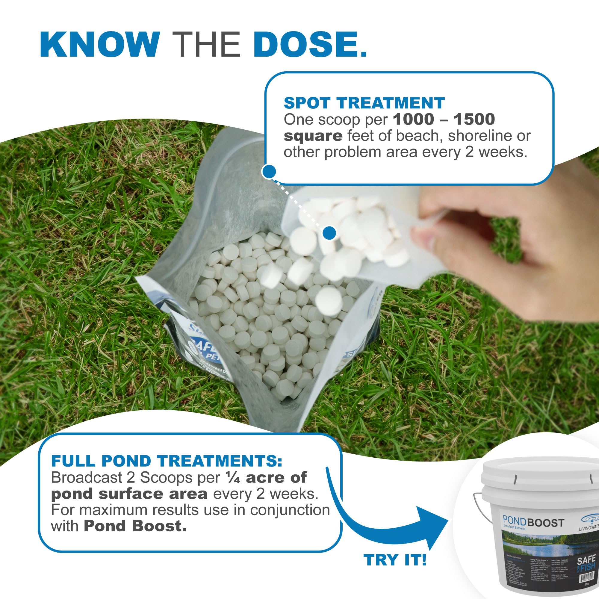 **Muck Assault Pond Sludge Remover Pellets - Natural Pond Cleaner with Beneficial Bacteria & Enzymes - Clears Murky Water, Eliminates Pond Odor - Safe for Fish, Plants & Swimming - 10 lbs for Ponds, Lakes & Water Gardens**