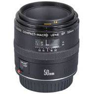 Canon EF 50mm f/2.5 Compact Macro Lens with Autofocus - Perfect for Portrait, Product & Close-Up Photography
