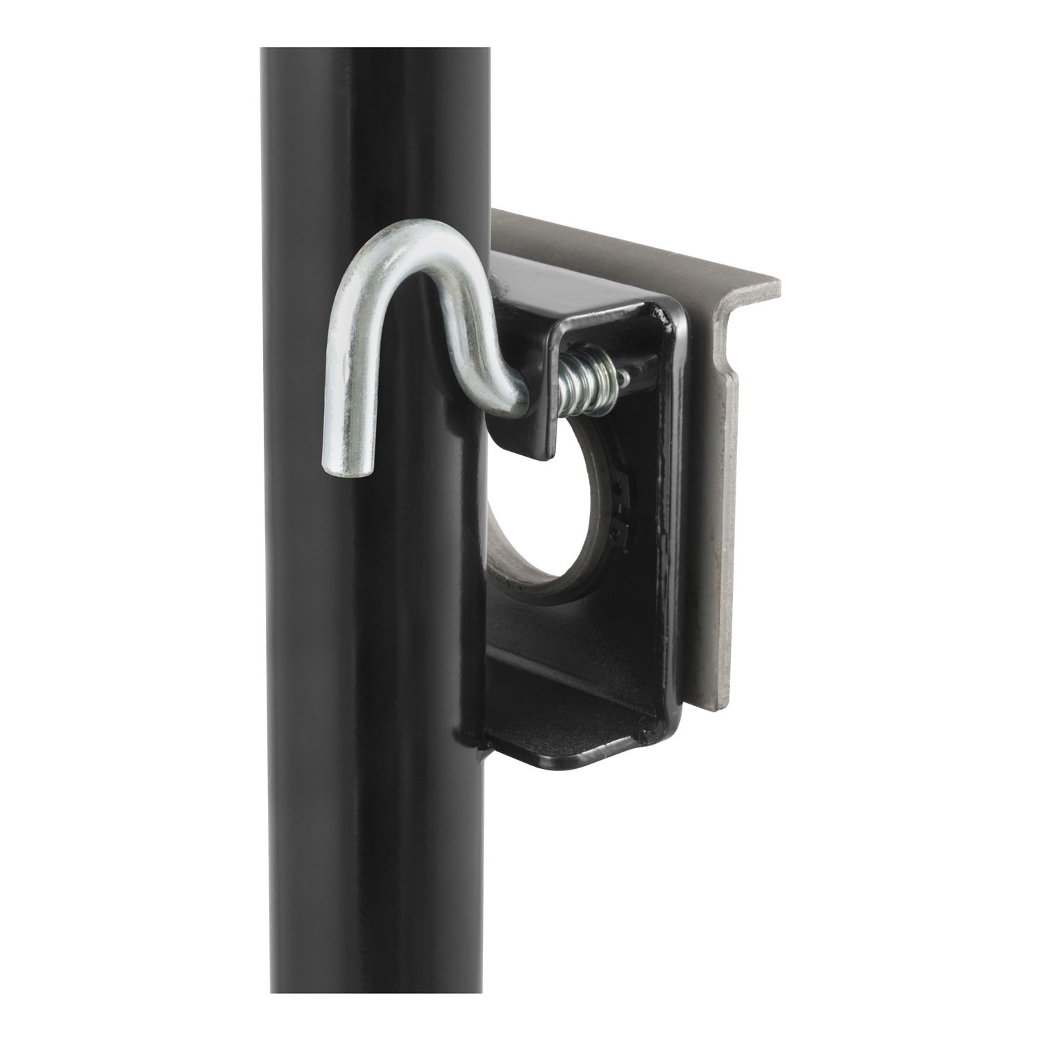 CURT 28306 Weld-On Bracket-Style Swivel Trailer Jack - 2000 lbs Capacity, 14.5 Inches Vertical Travel - Heavy Duty Trailer Stabilizer for Boats, RVs & Utility Trailers