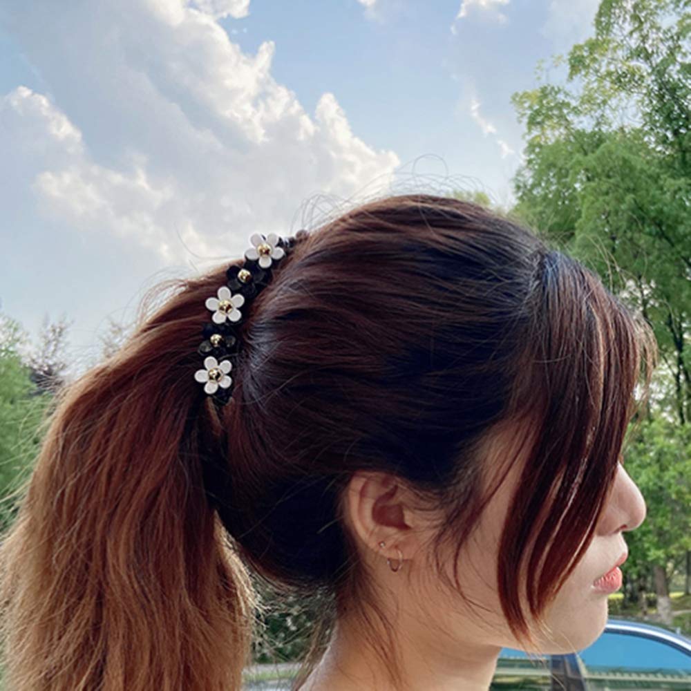 2 Pack MXXiiv Banana Hair Clips - French Fishtail Design Hair Styling Accessories for Women & Girls | Perfect for Ponytails, Braids & Everyday Hairstyles