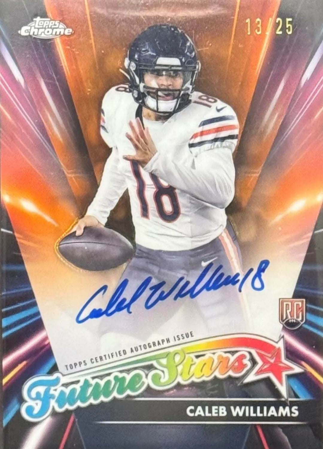 2024 Topps Chrome Football Hobby Box - 3 Box Set with #8 Random NFL Teams - Perfect for Collectors, Fantasy Sports & Game Day Trading