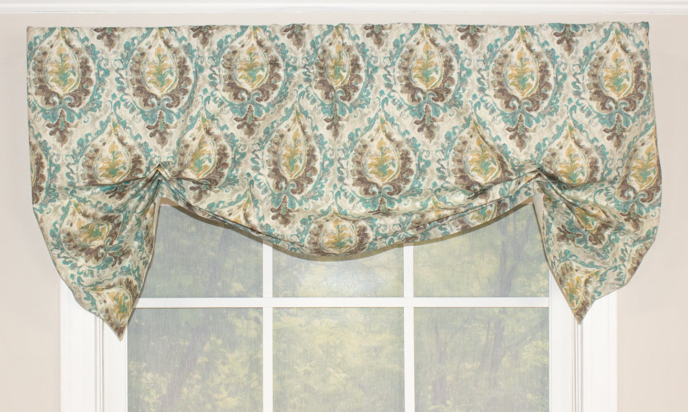 Fenton Medallion Butterfly Valance - Elegant Window Valance with Butterfly Design for Home Decor | Perfect for Living Room, Bedroom & Kitchen