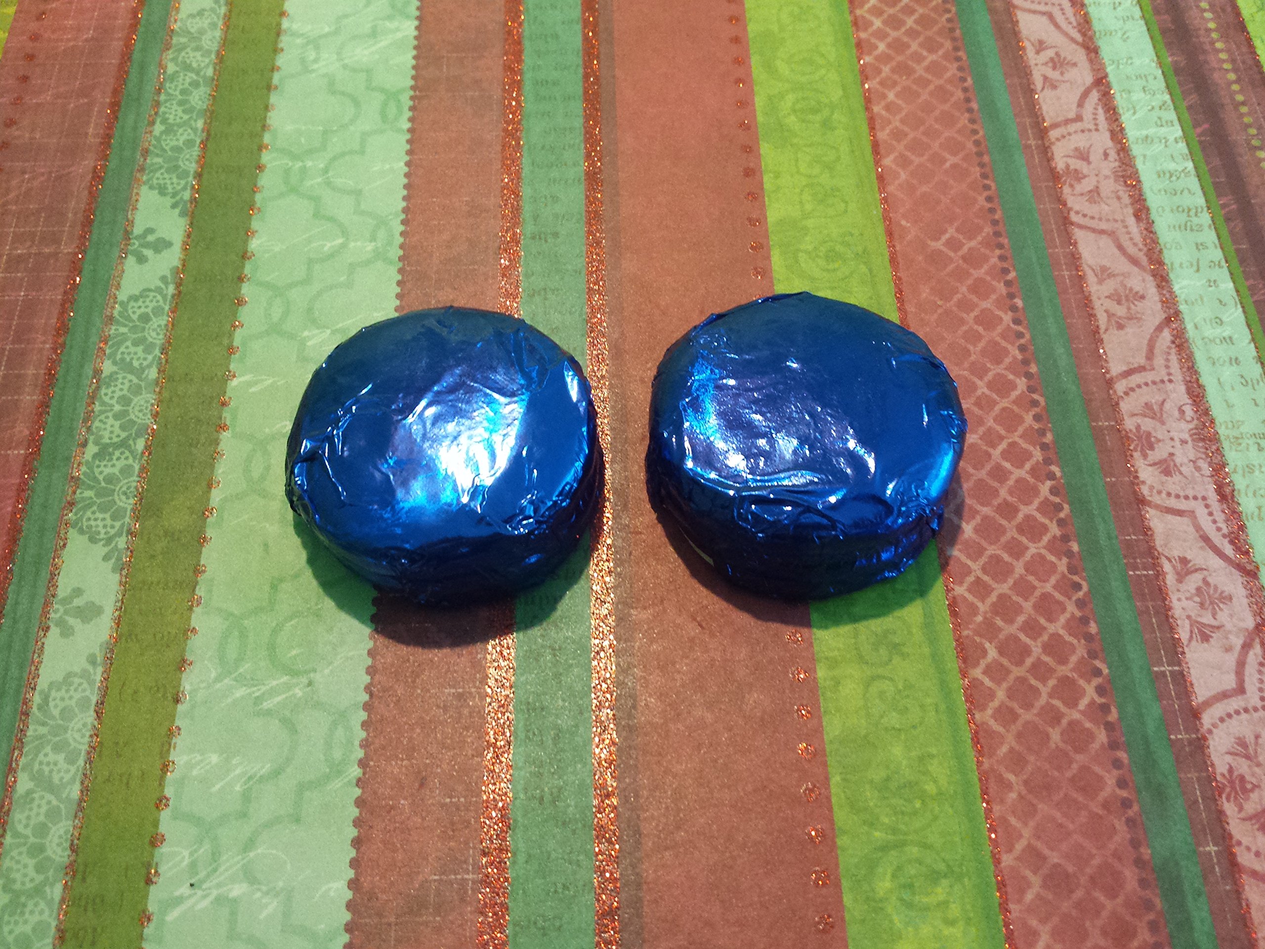Delicious Chocolate Covered Cookies - 100 Pieces in Elegant Blue Foil - Perfect for Parties, Gifts & Holiday Treats
