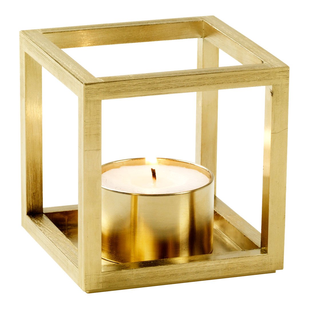 Kubus T Candle Holder - Modern Minimalist Home Decor for Living Room, Bedroom, Dining Table & Wedding Centerpieces