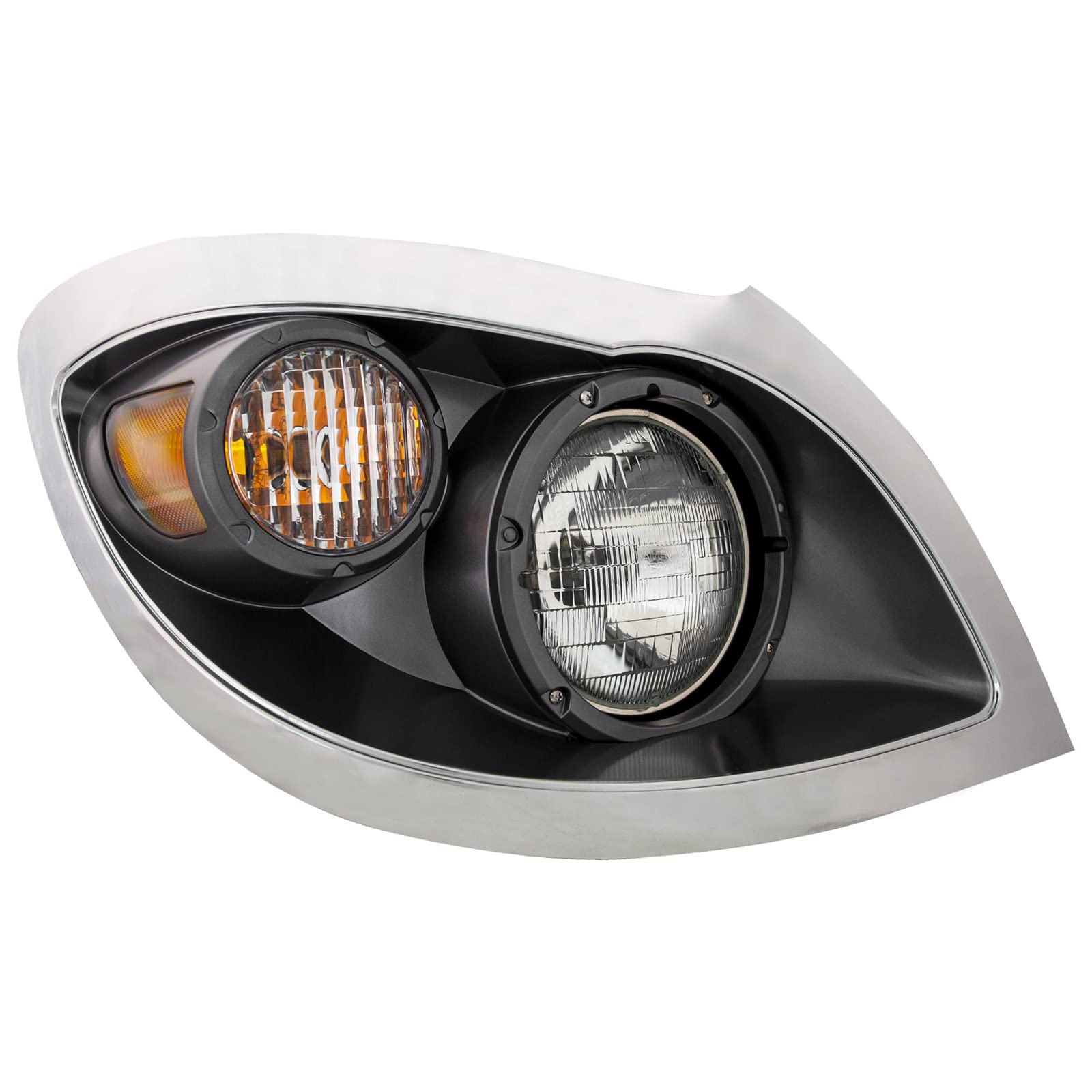 HEADLIGHTSDEPOT Replacement Headlight Assembly Compatible With International Workstar 2002-2021 - Right Passenger Side Headlamp for Improved Night Visibility & Safety