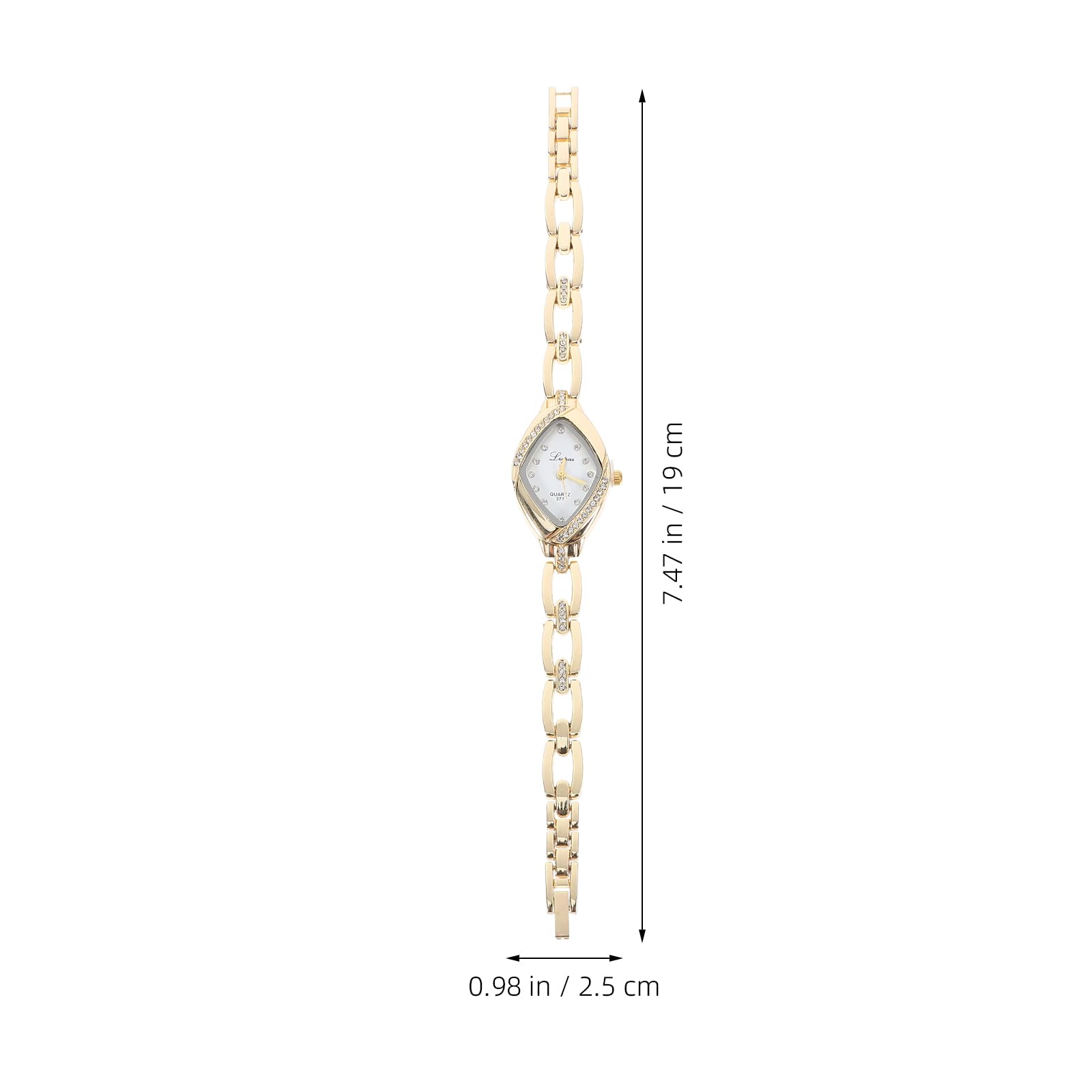 Elegant Hemobllo Women's Rhinestone Bracelet Watch - Fashionable Mini Dress Bling Watch for Ladies in Silver White/Golden Black/Golden White/Rosy White/Silver Black | Perfect for Parties, Weddings & Formal Events