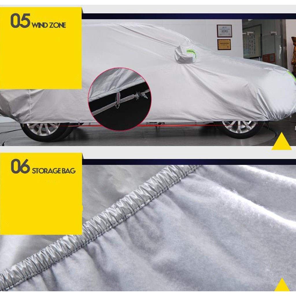 Waterproof Breathable Car Cover for Ford EcoSport - Universal Fit, UV Protection & Rainproof - Perfect for Outdoor Parking, Travel & Long-Term Storage