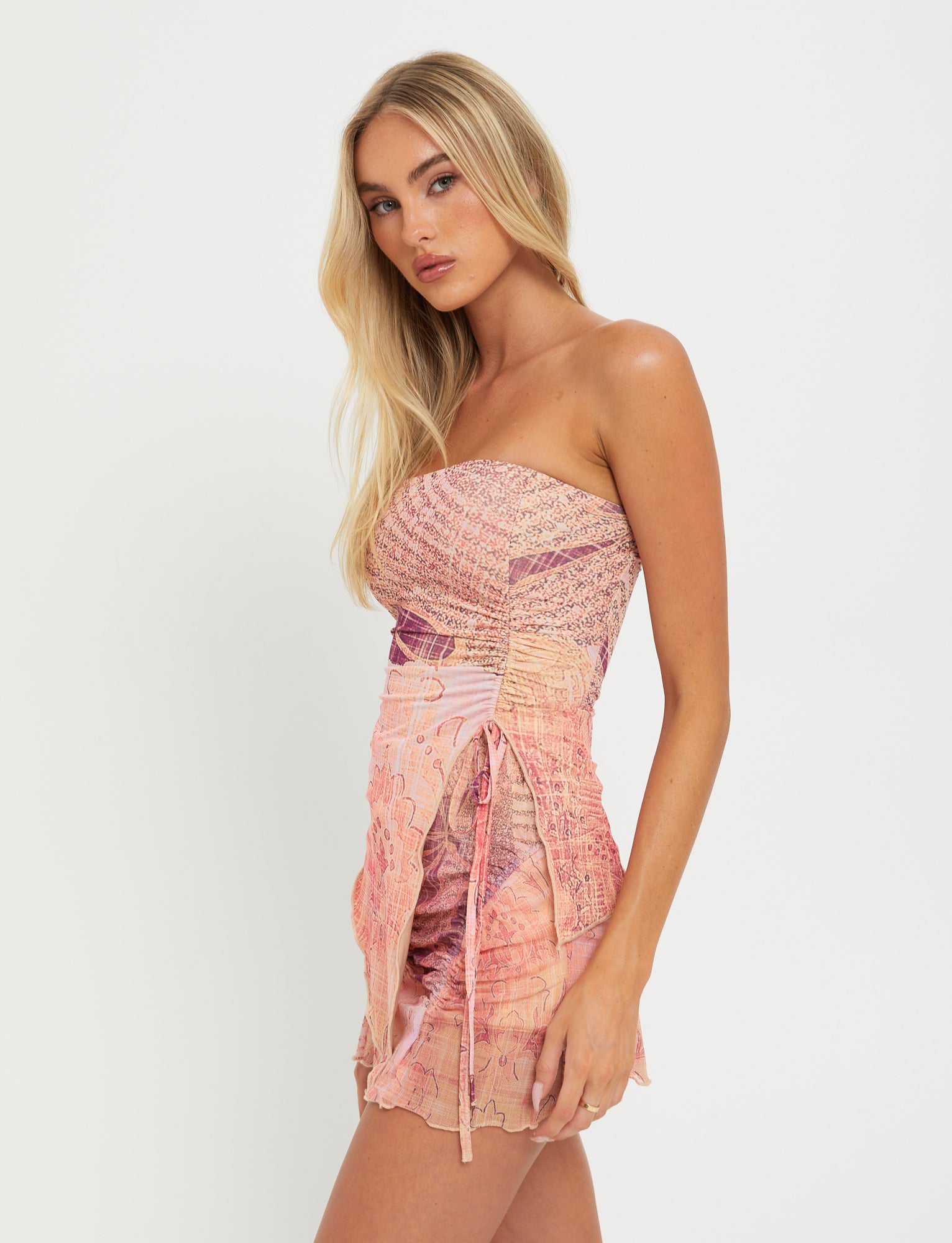ESME SKORT Grunge Floral Print High Waist Skirt Shorts - Stylish & Comfortable for Summer Outfits, Music Festivals, and Casual Wear