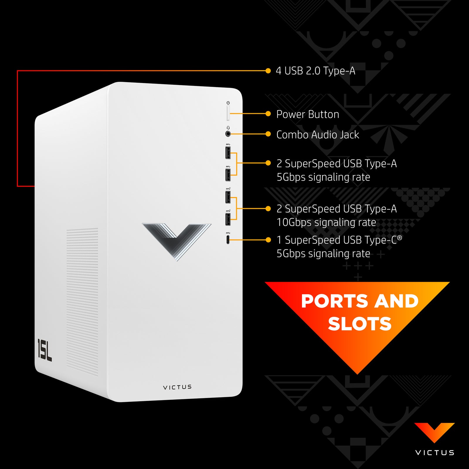 Victus by HP 15L Gaming Desktop TG02-0055t - Intel Core i5, 16GB RAM, 512GB SSD, Intel Arc A380 - Windows 11 Home - Powerful Gaming PC for Esports & Streaming