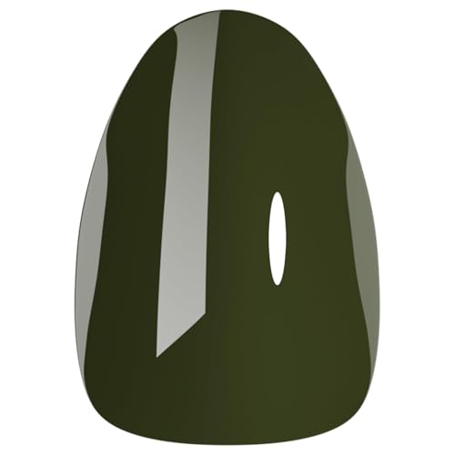 oval olive green
