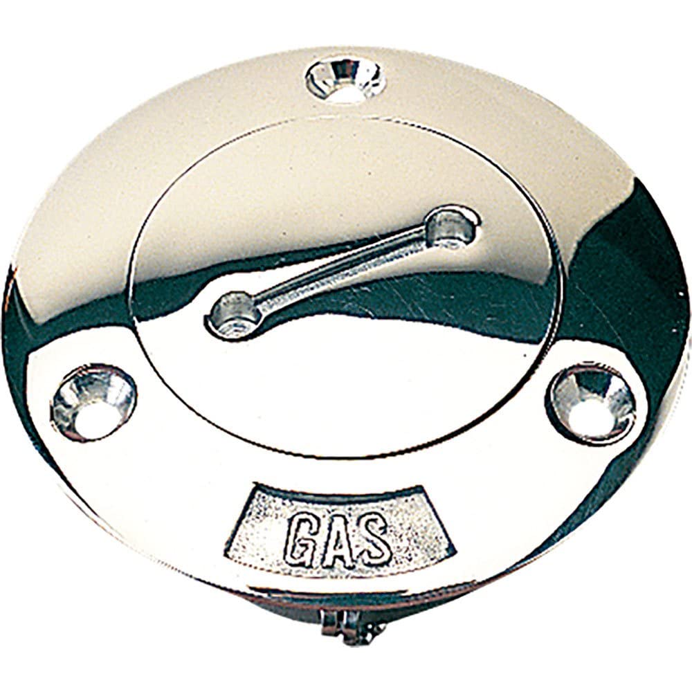 Stainless Steel Cast Pipe Deck Fill - Marine & RV Fuel & Water Filling System for Boats, Yachts, and Campers