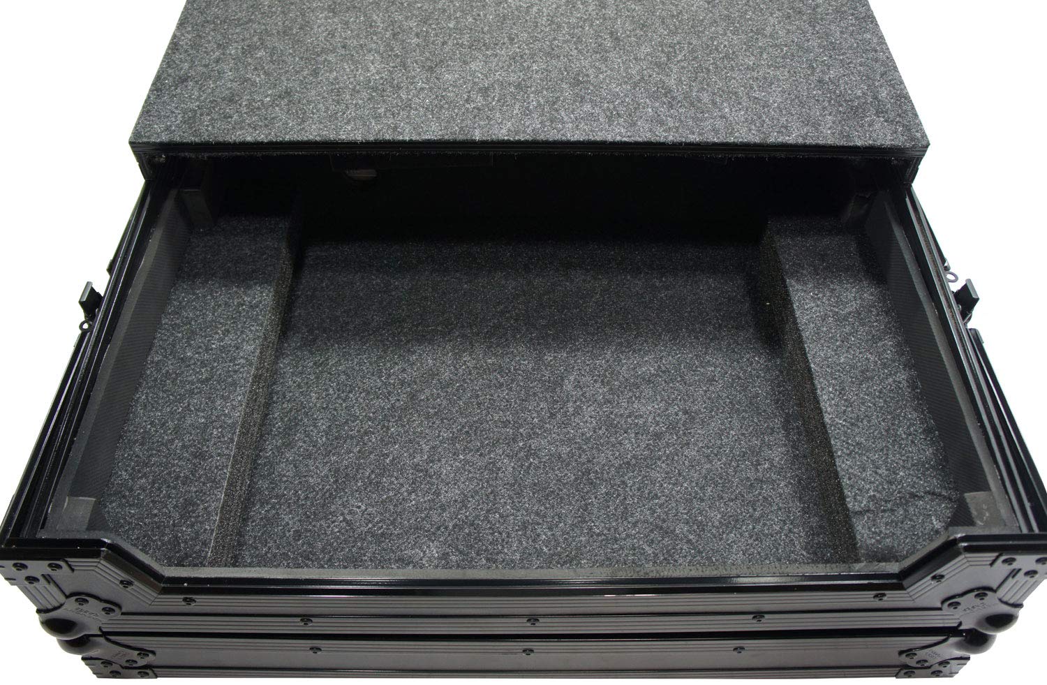 Harmony Audio HCDDJSXLTBK Flight Glide Laptop Stand DJ Case for Pioneer DDJ-SX2 - Portable DJ Equipment for Live Performances & Studio Mixing