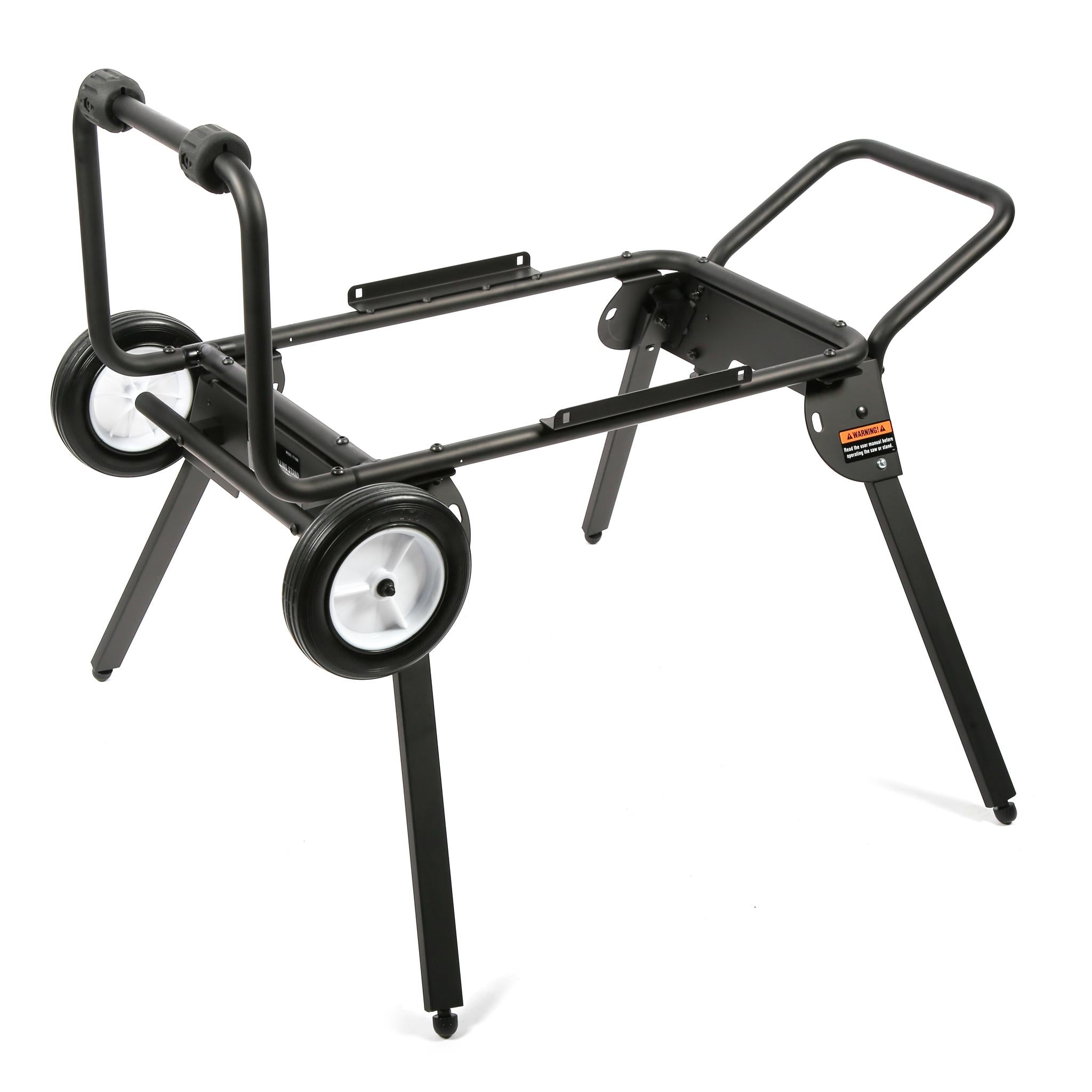 WEN TT1088 Heavy-Duty Rolling Mobile Table Saw Stand for 10-Inch Industrial Benchtop Jobsite Table Saws - Perfect for Woodworking Shops & Construction Sites