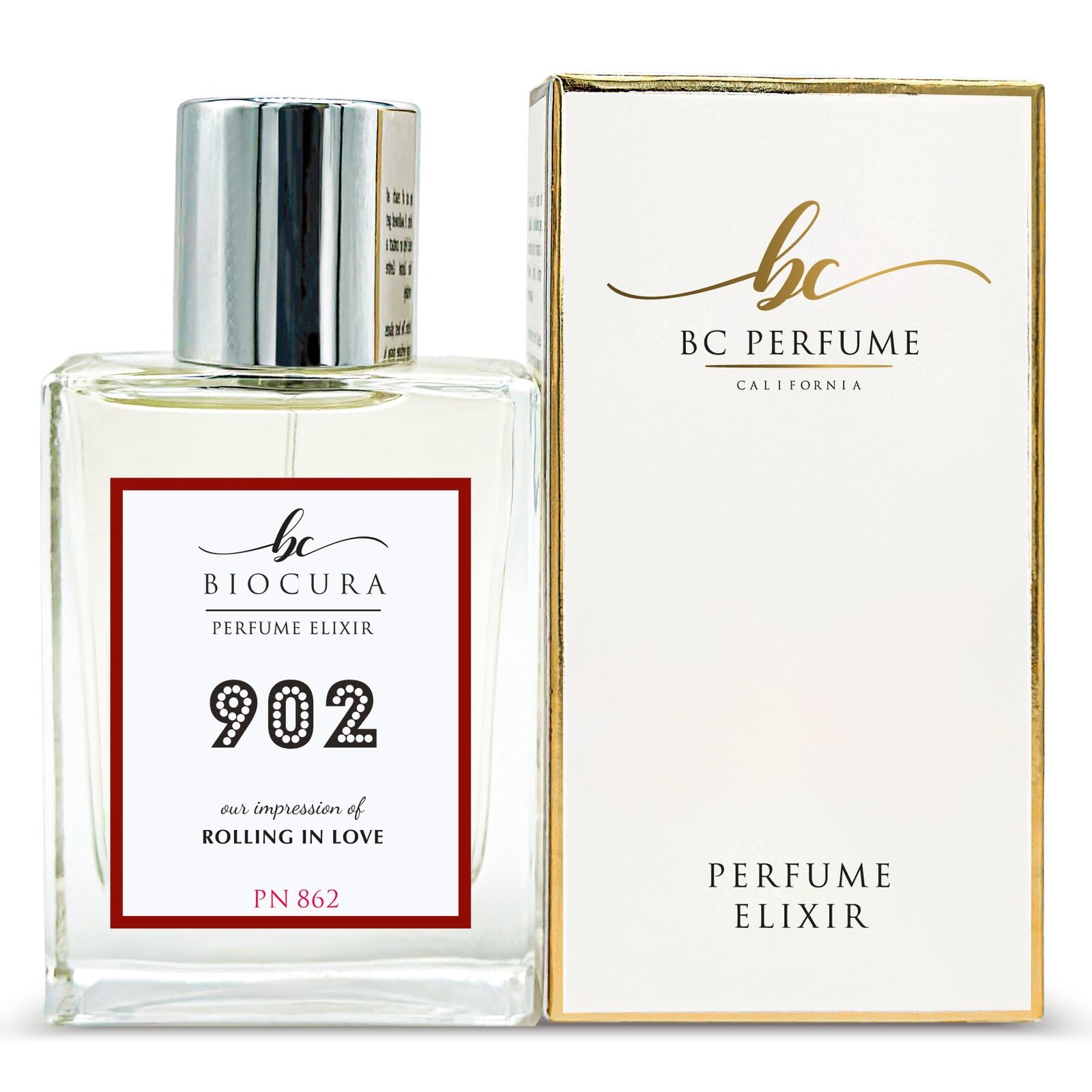 BC Perfume 902 Rolling In Love Inspired Fragrance for Women & Men - 1.7 Fl Oz/50ml Eau de Parfum | Long-Lasting Scent for Date Night, Office & Special Occasions