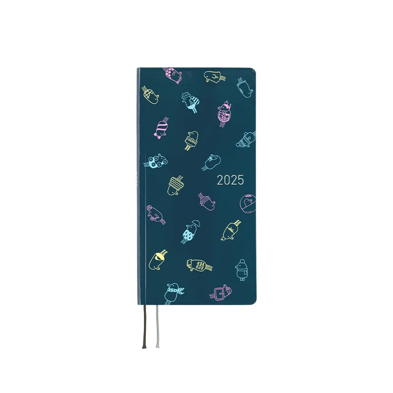 Hobonichi Techo 2025 Planner - April Start Hobotoridori Sparkling Weeks Hardcover (Japanese Edition) | Weekly Horizontal Layout, Monday Start | Perfect for Journaling, Planning & Productivity