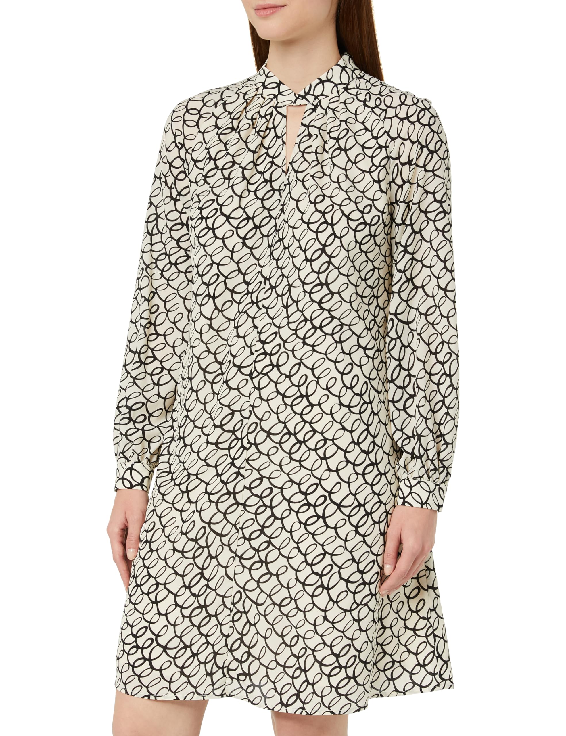 Baradello Women's Long Sleeve Casual Dress for Work & Party - Elegant Office Wear & Evening Cocktail Dress for Fall & Winter