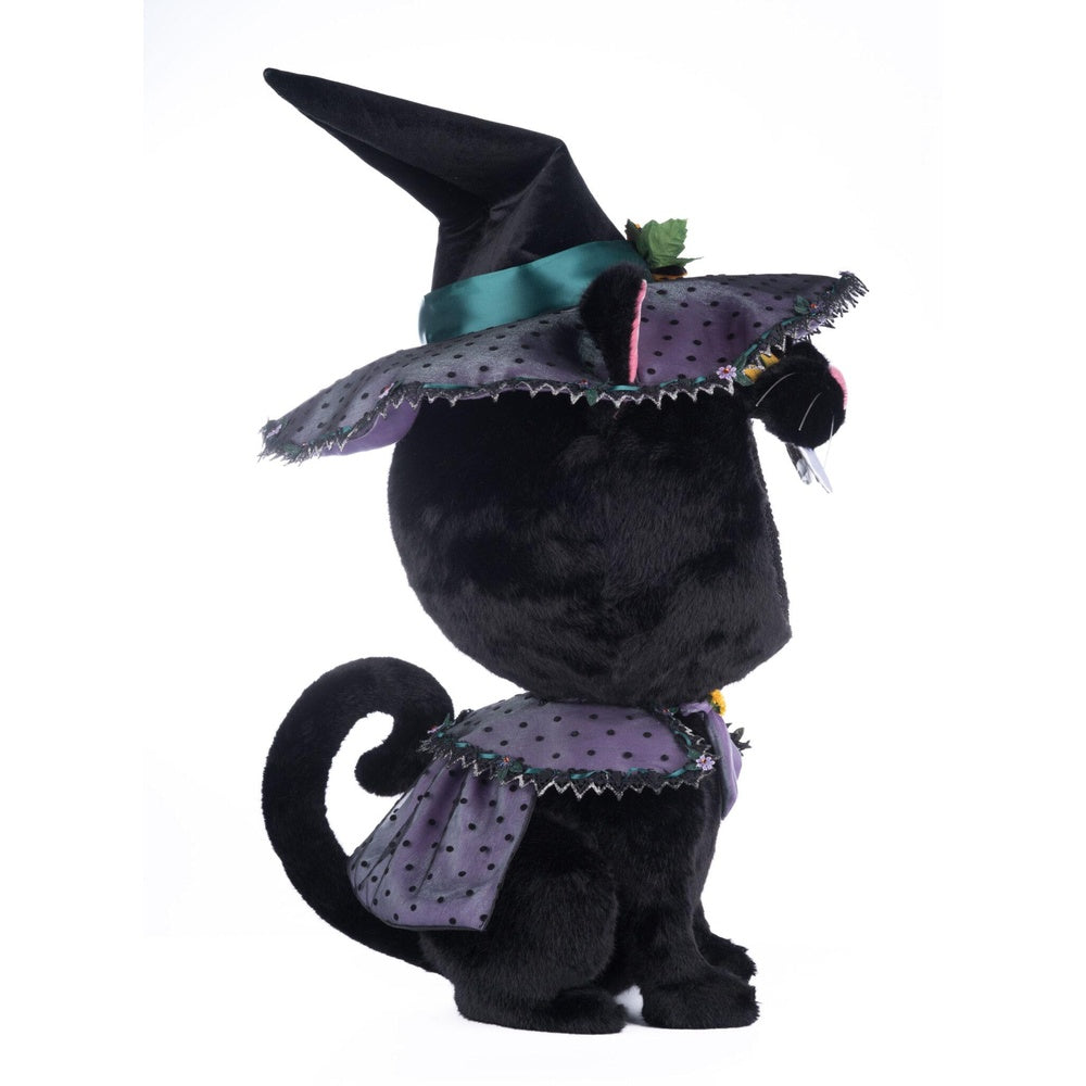 Black Cat Candy Container - Halloween Treat Holder by Katherine's Collection - Perfect for Trick or Treat, Party Favors & Home Decor