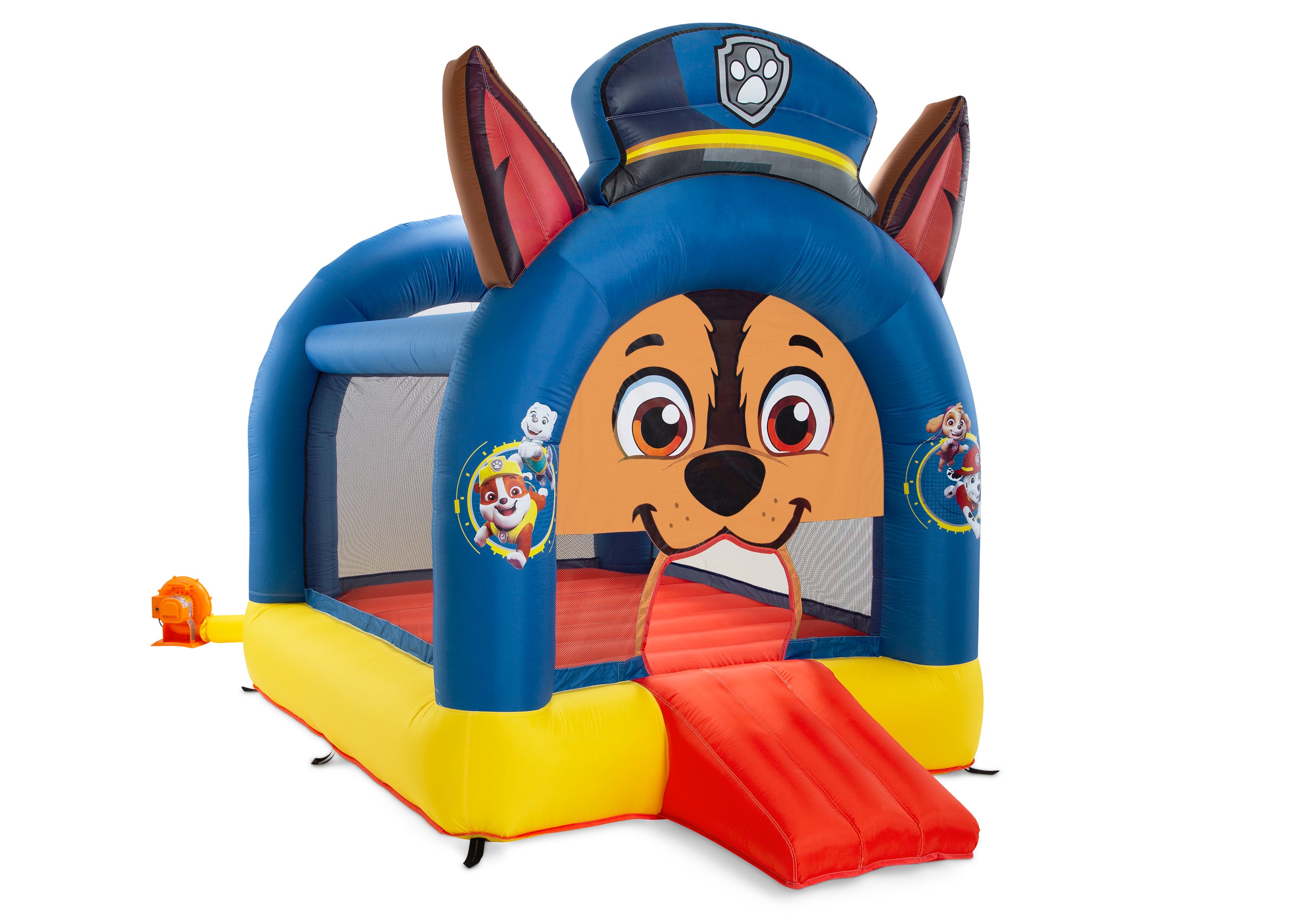PAW Patrol Inflatable Bounce House for Kids with Heavy Duty Blower - Outdoor Birthday Party, Backyard Play, Summer Fun for Toddlers & Children