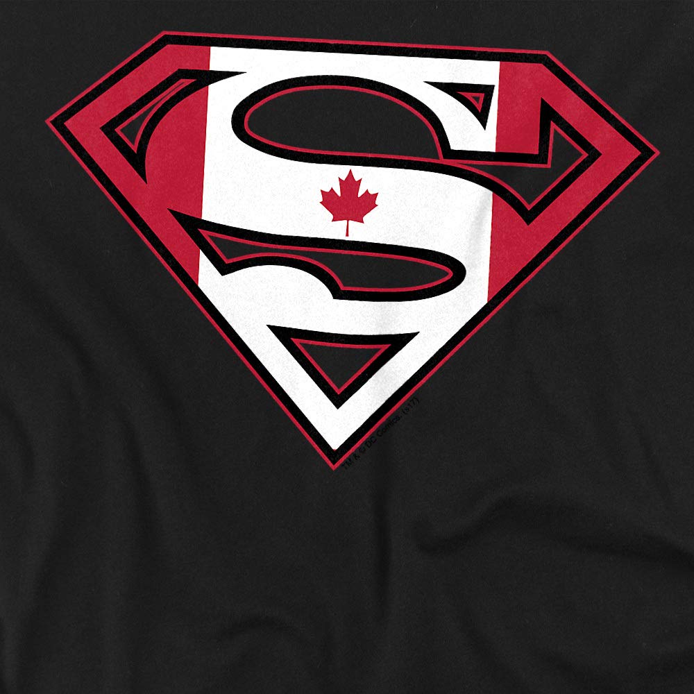 Superman Canadian Shield Women's T-Shirt | Graphic Tee for Women | Casual Superhero Shirt for Fans | Perfect for Cosplay, Comic Con & Everyday Wear