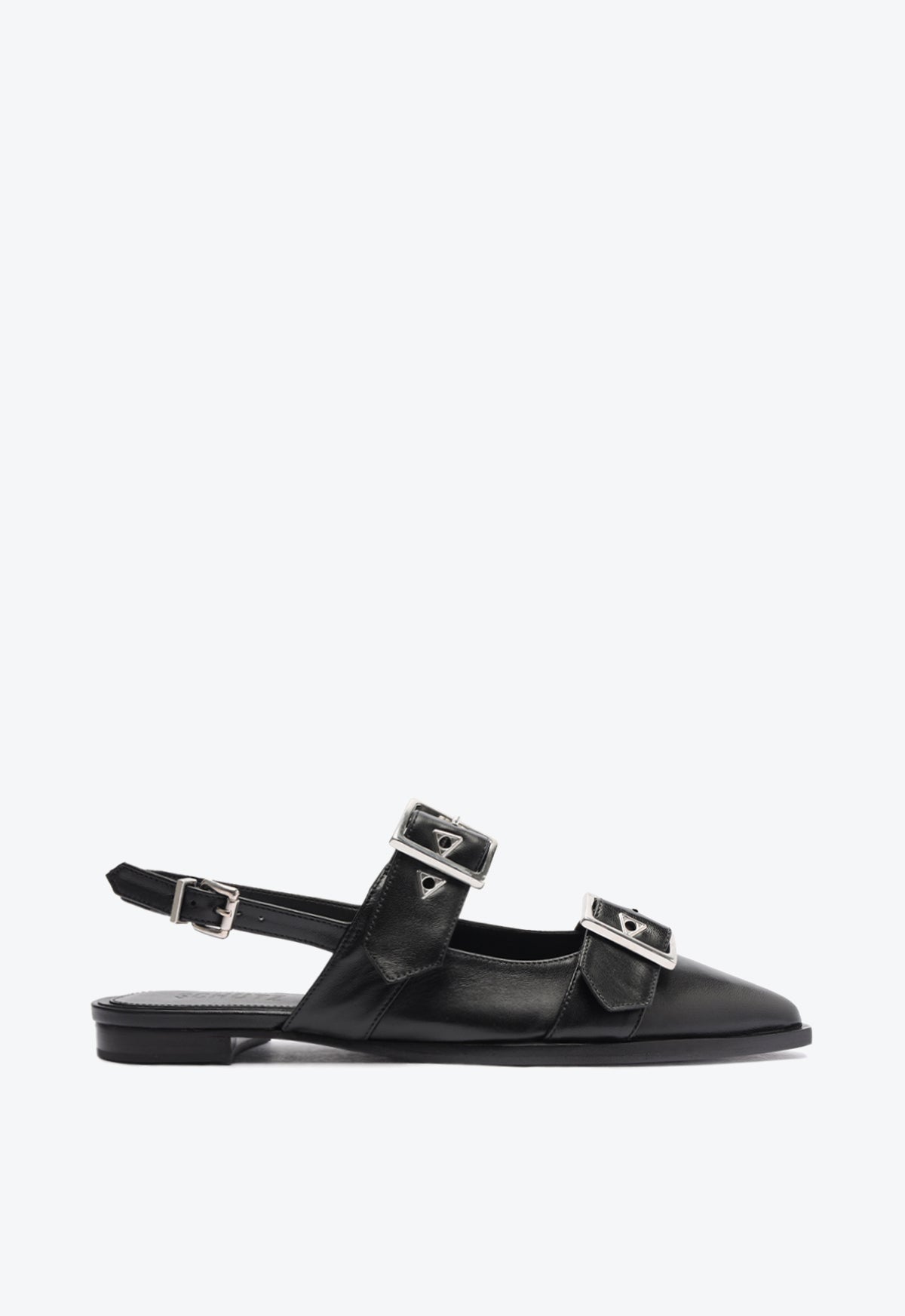 Darla Sling Leather Flat Shoes - Women's Comfortable Casual Loafers for Everyday Wear | Perfect for Office, Walking & Travel