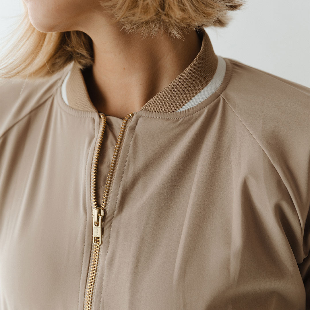 Vintage Cobblestone Bomber Jacket for Men - Classic Casual Outerwear with Zip Front & Ribbed Cuffs | Perfect for Streetwear, Fall Fashion & Everyday Wear